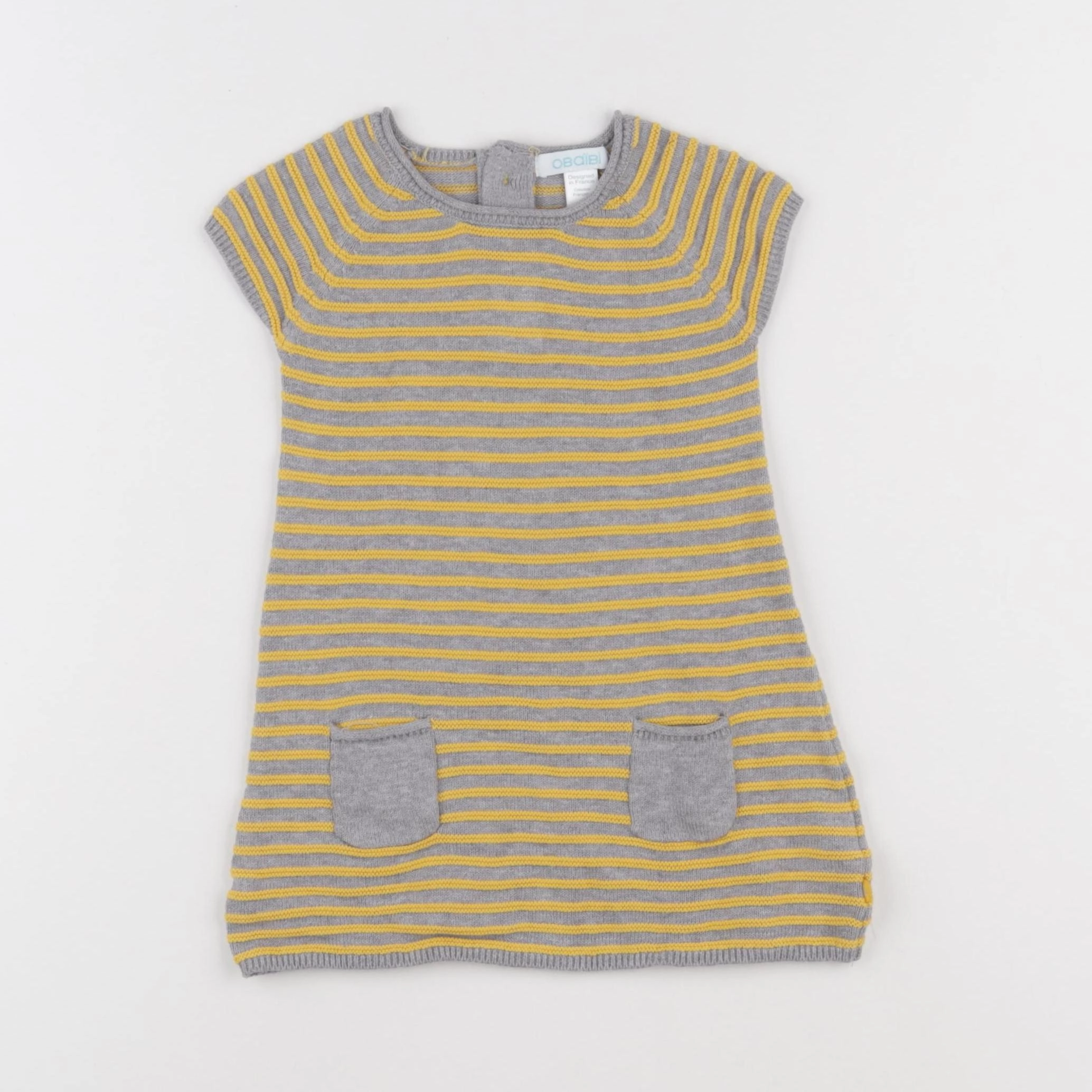 Obaïbi - robe gris - 6 mois