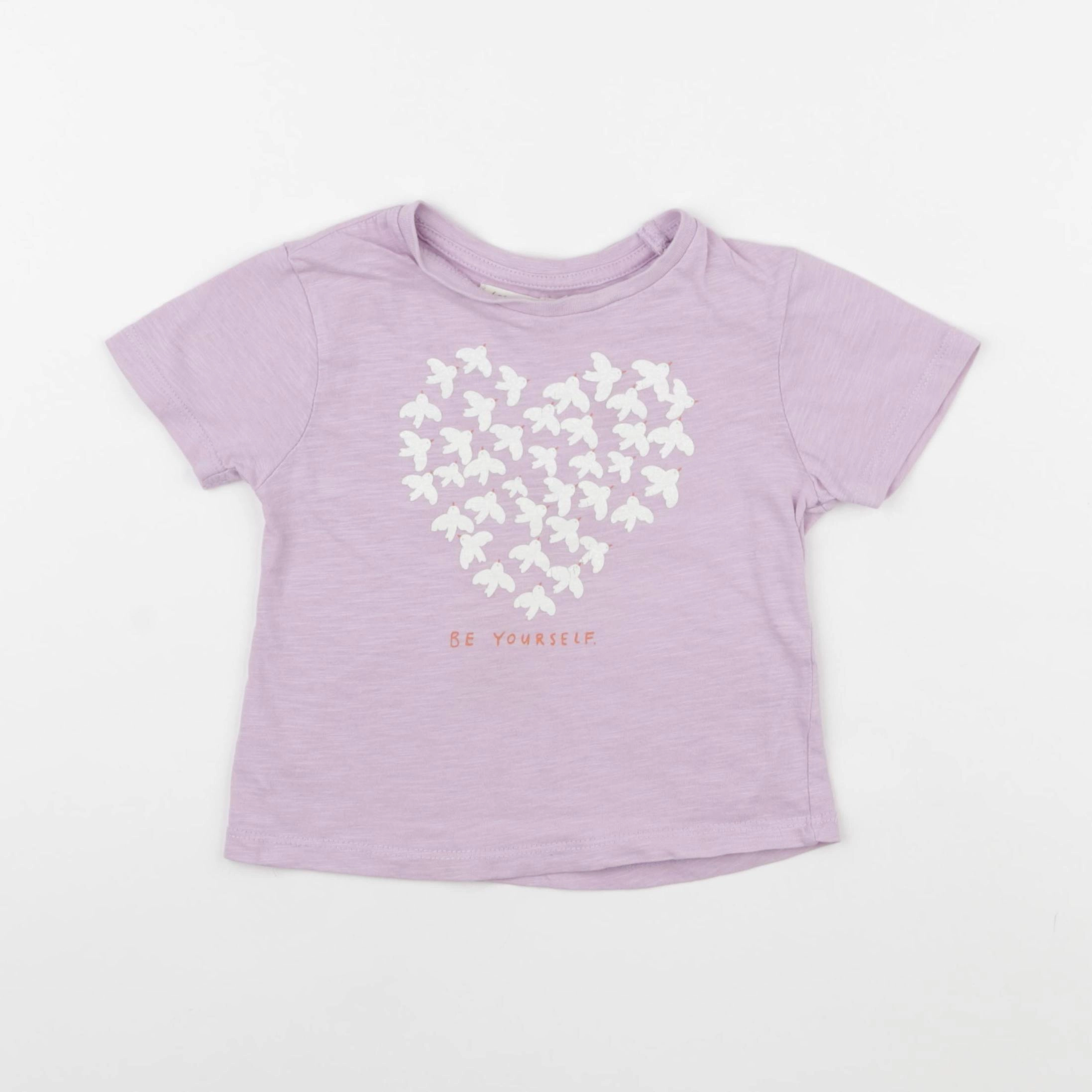 Sfera - tee-shirt violet - 18/24 mois