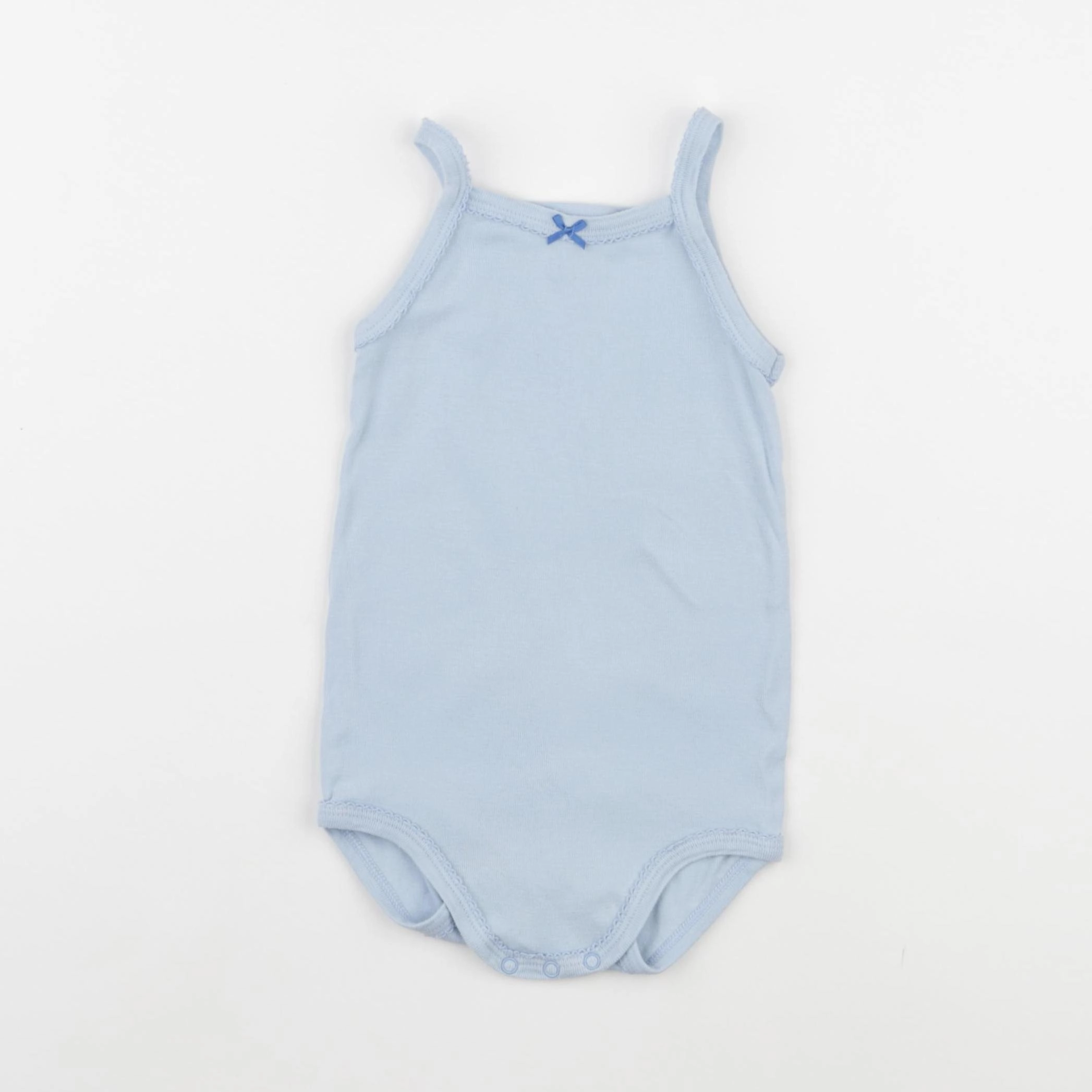 Petit Bateau - body bleu - 24 mois