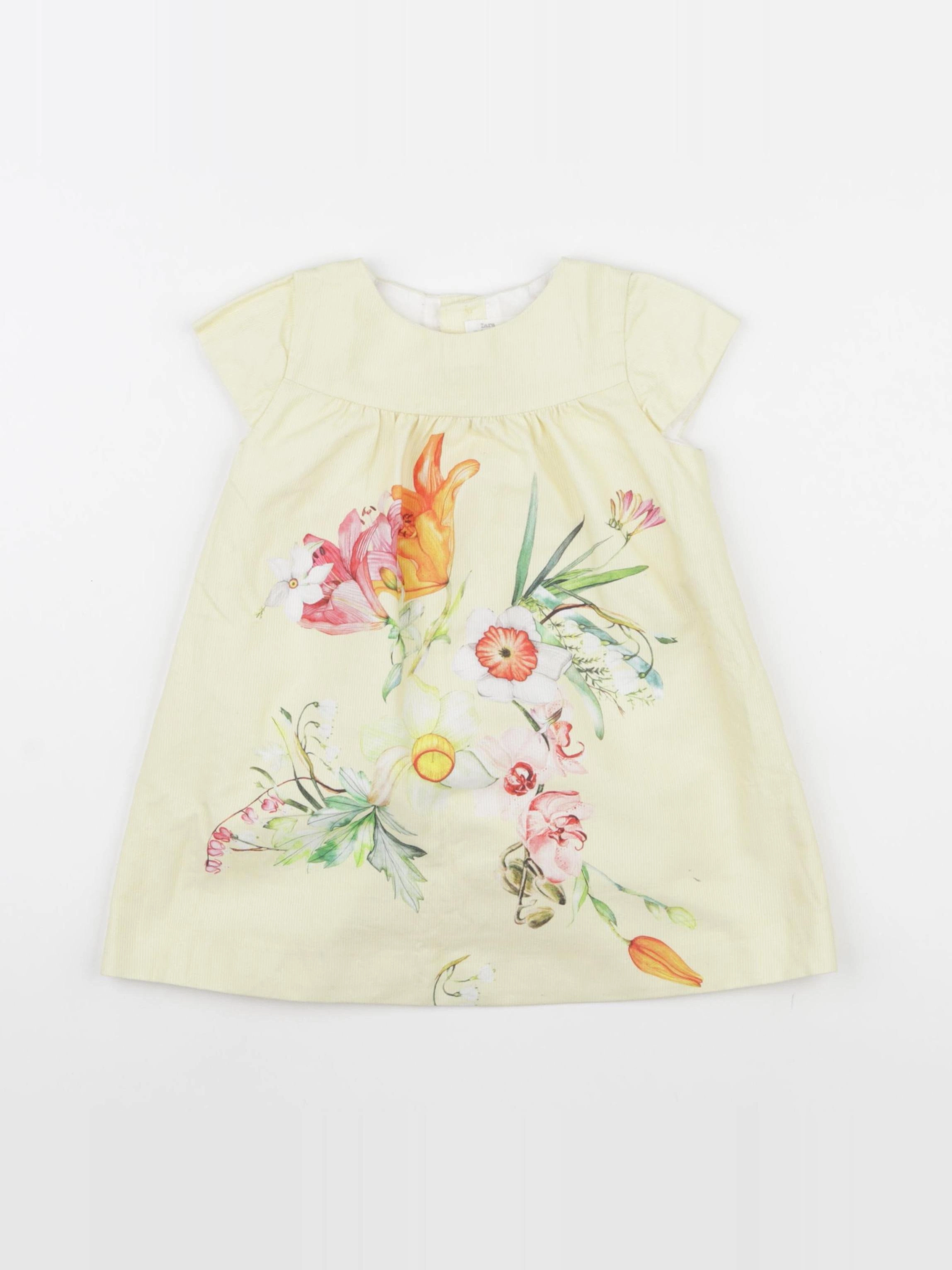 Zara - robe jaune - 18/24 mois