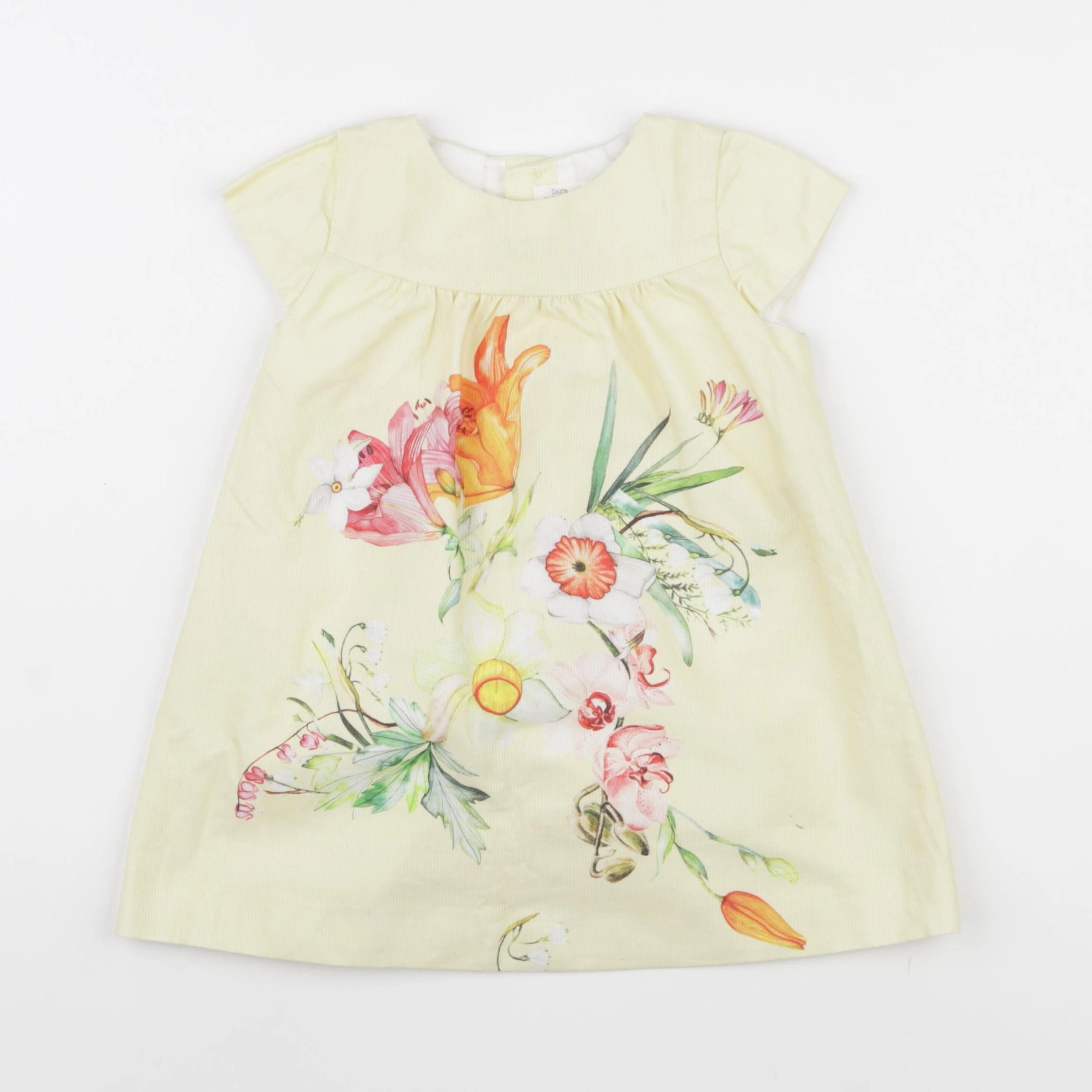 Zara - robe jaune - 18/24 mois