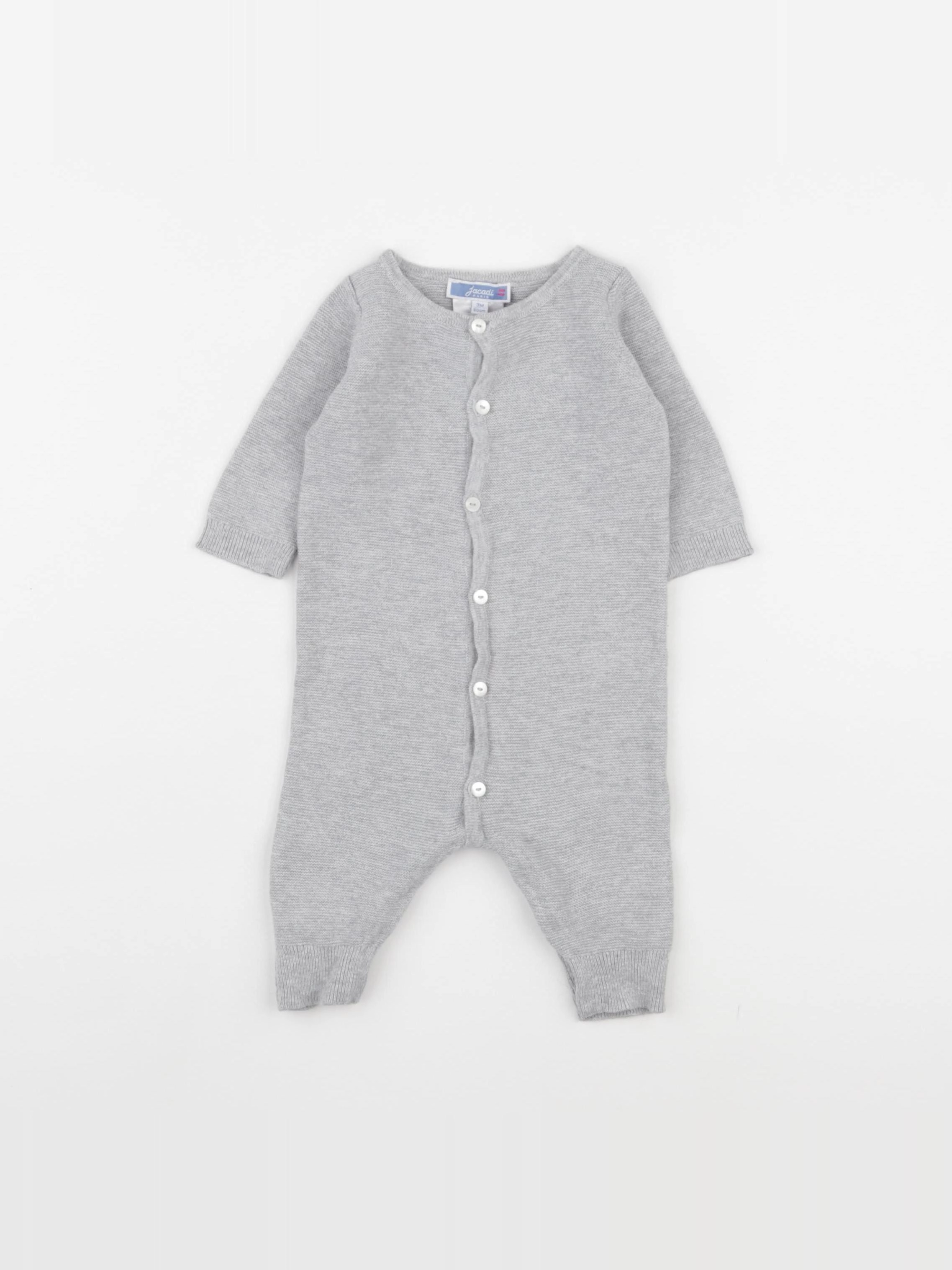Jacadi - combinaison gris - 3 mois