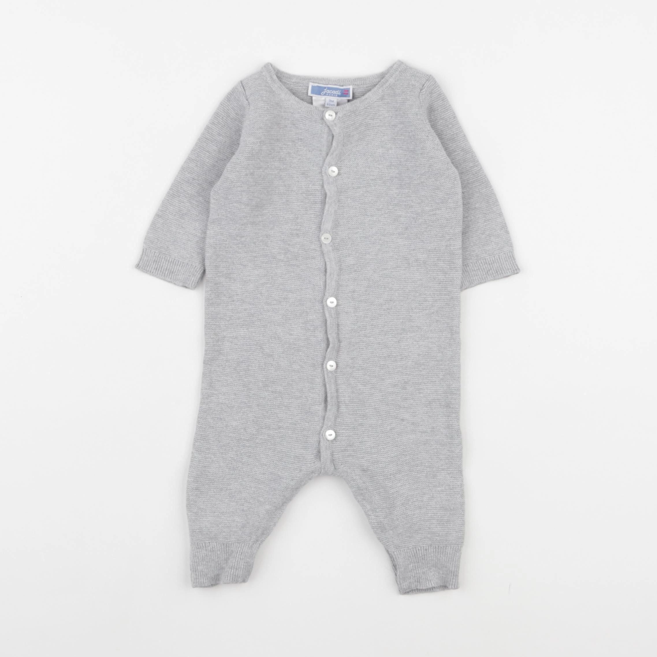Jacadi - combinaison gris - 3 mois