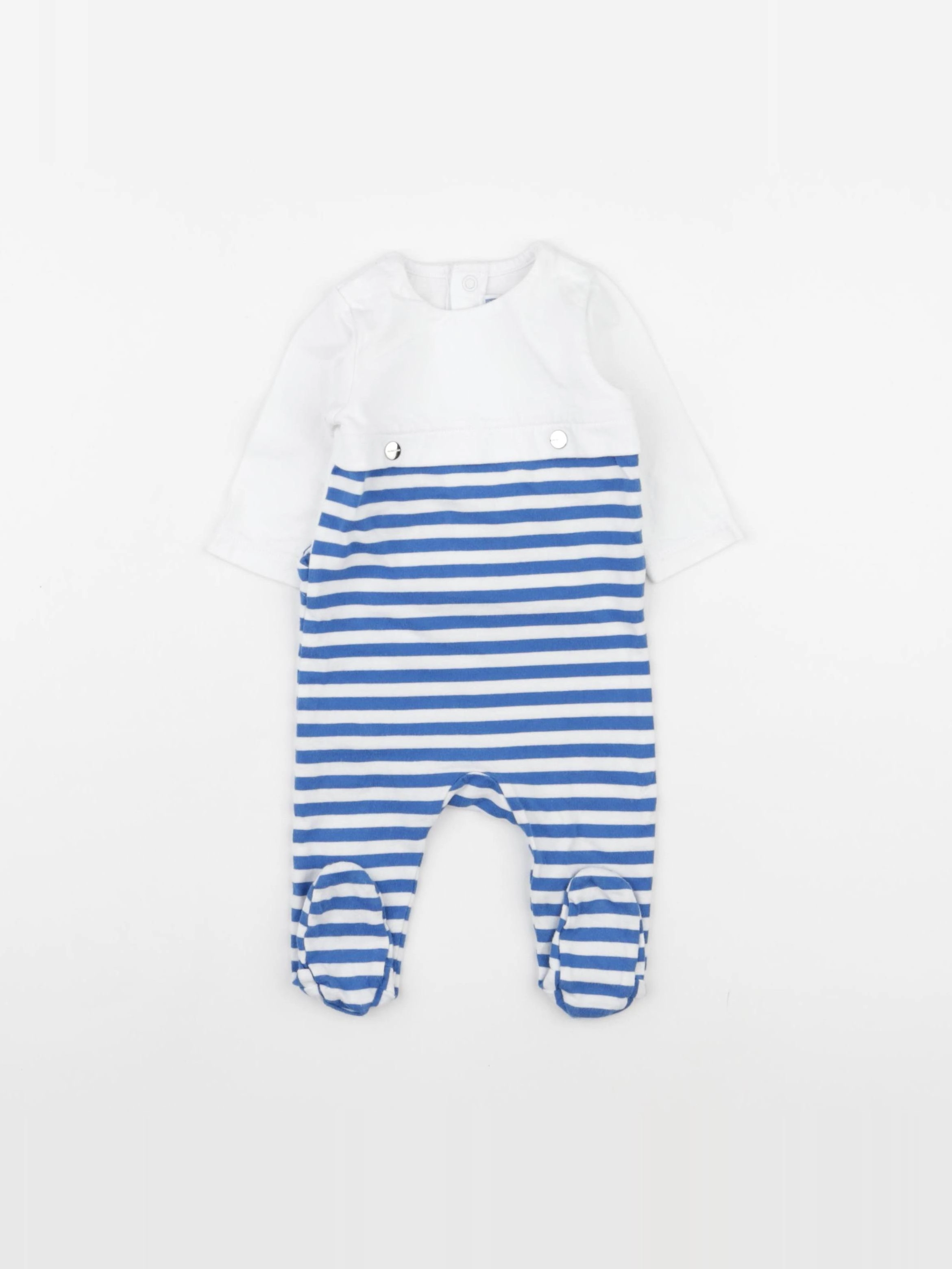Jacadi - pyjama coton blanc - 3 mois