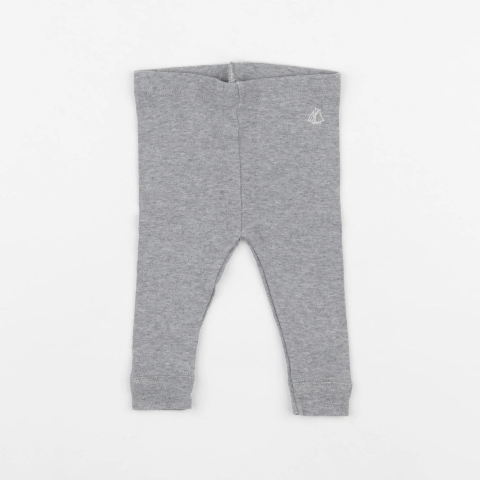 Petit Bateau - legging gris - 3 mois