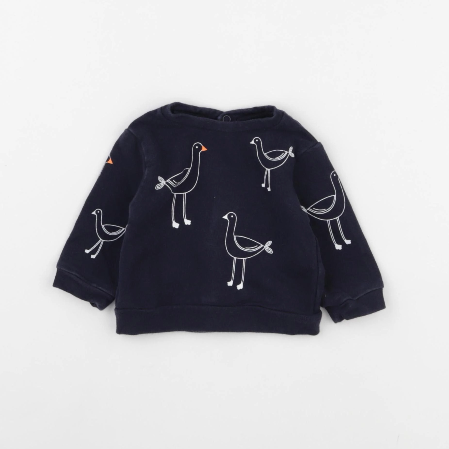 Jacadi - sweat bleu - 3 mois