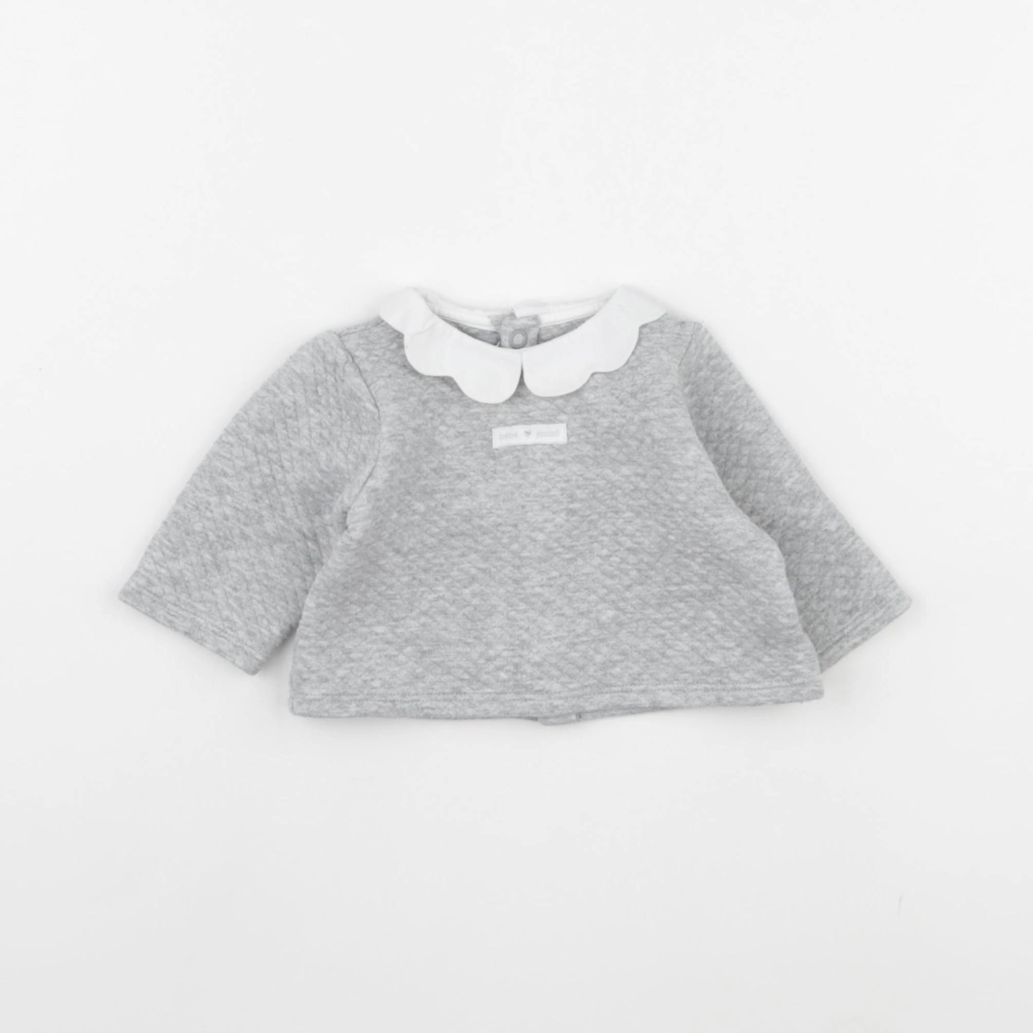 Jacadi - sweat gris - 3 mois