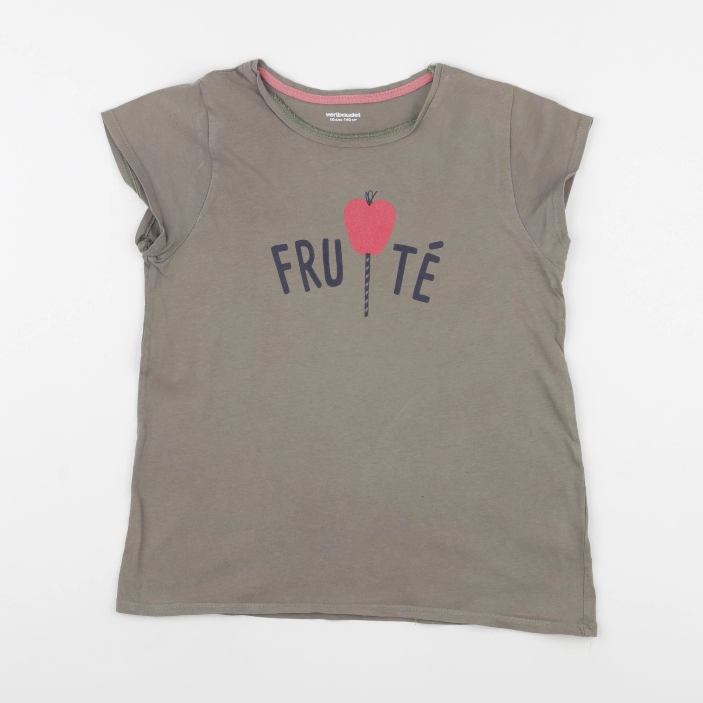 Vertbaudet - tee-shirt vert - 10 ans