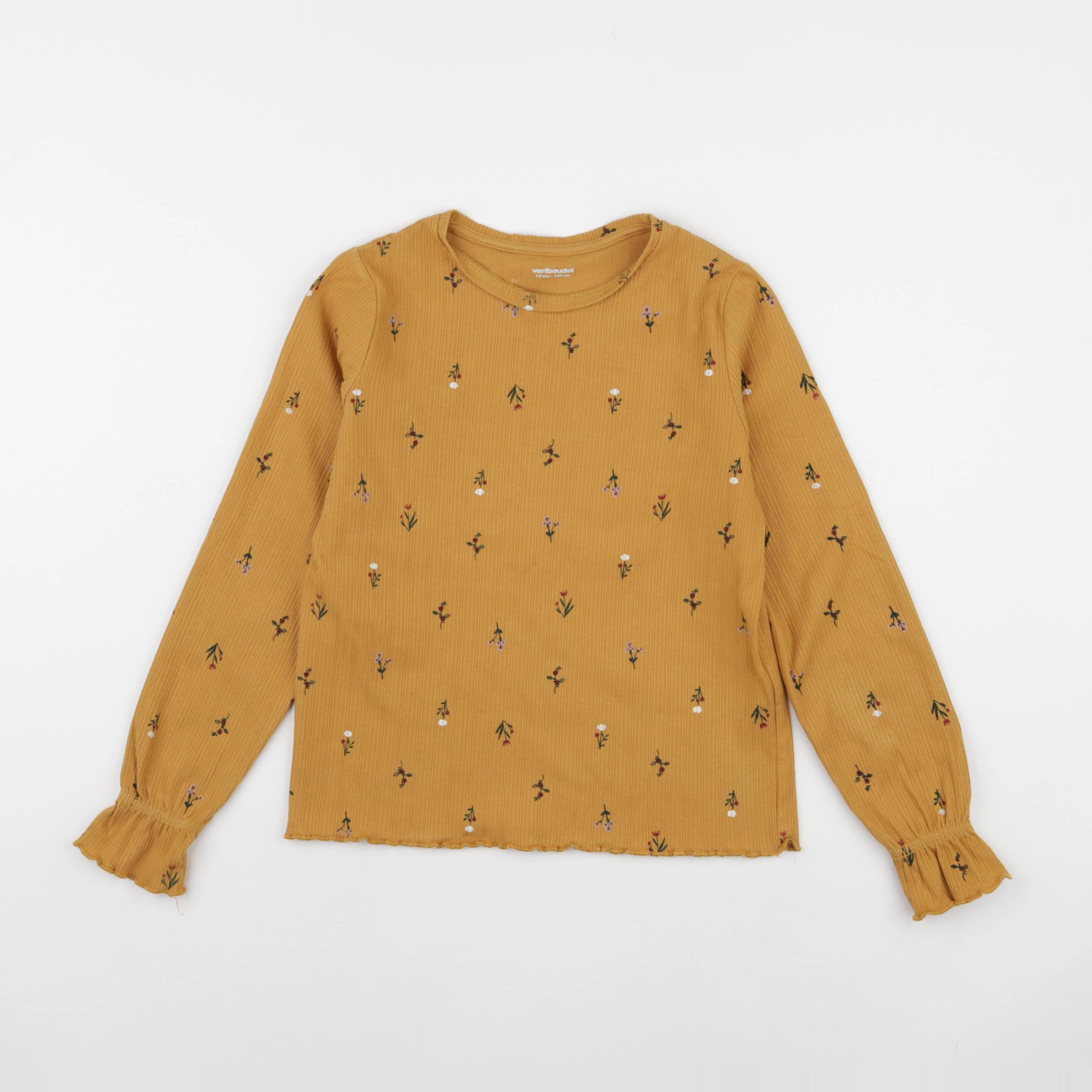 Vertbaudet - tee-shirt jaune - 10 ans