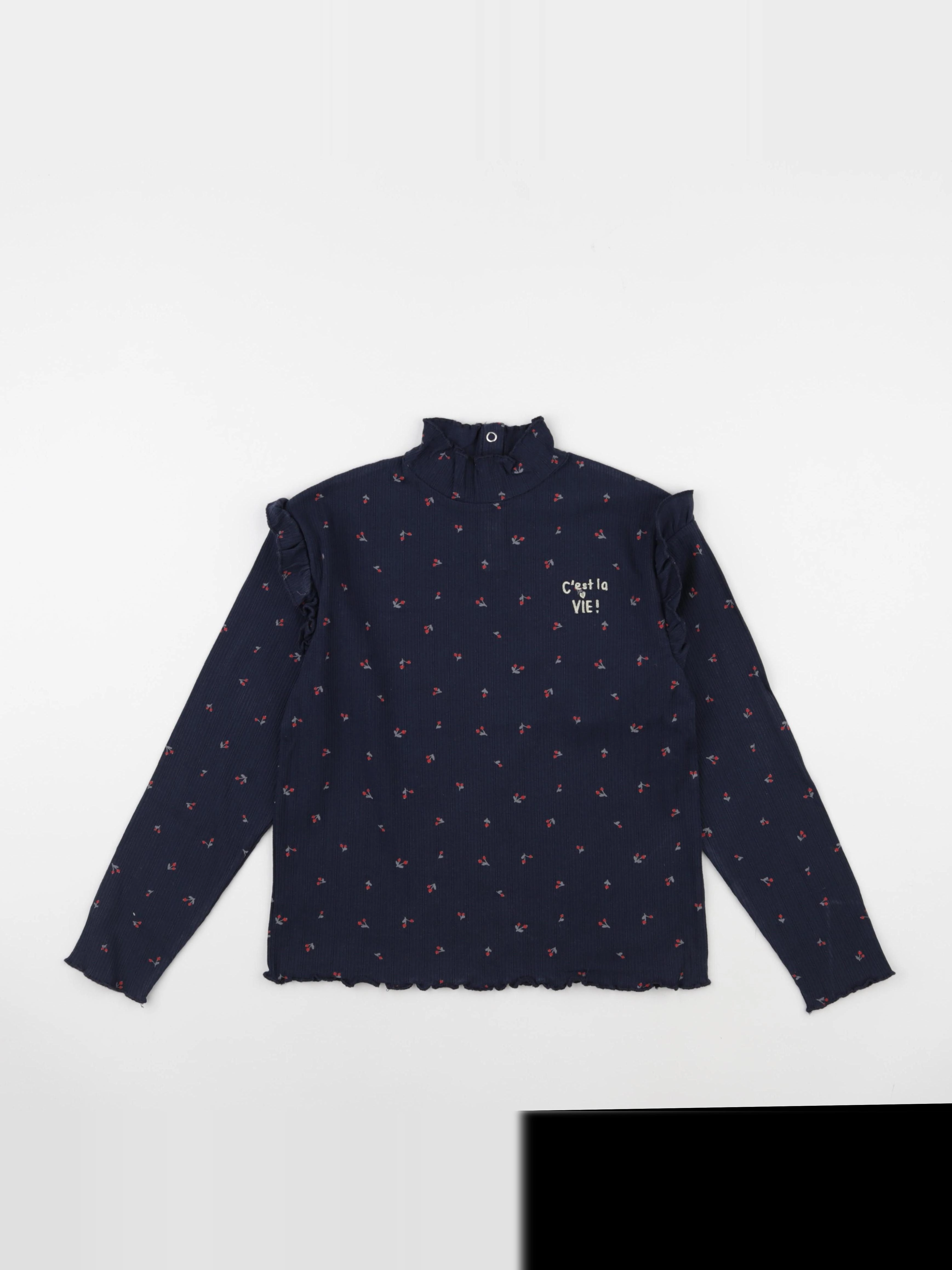 Vertbaudet - tee-shirt bleu - 10 ans