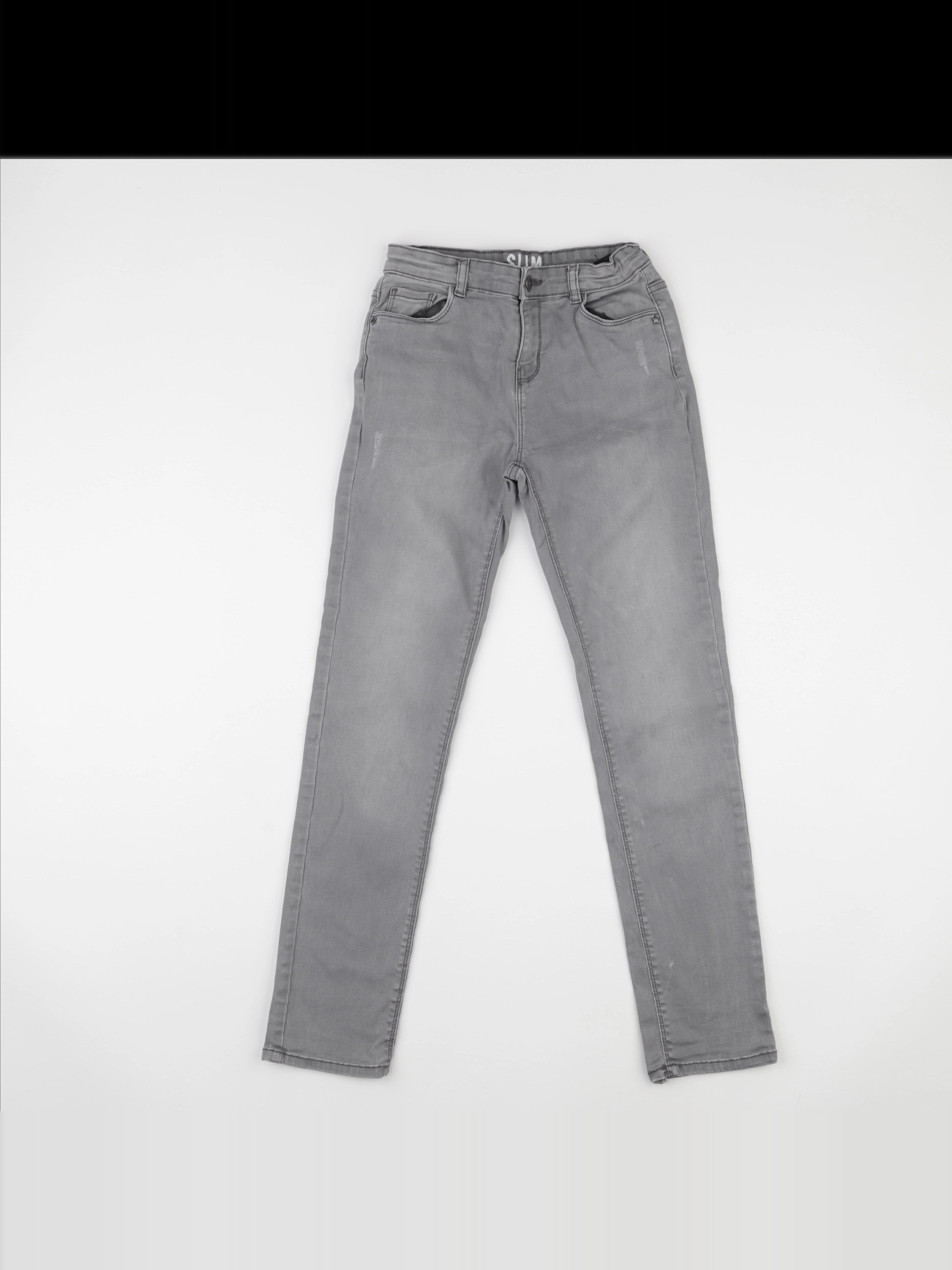 Vertbaudet - jean gris - 12 ans