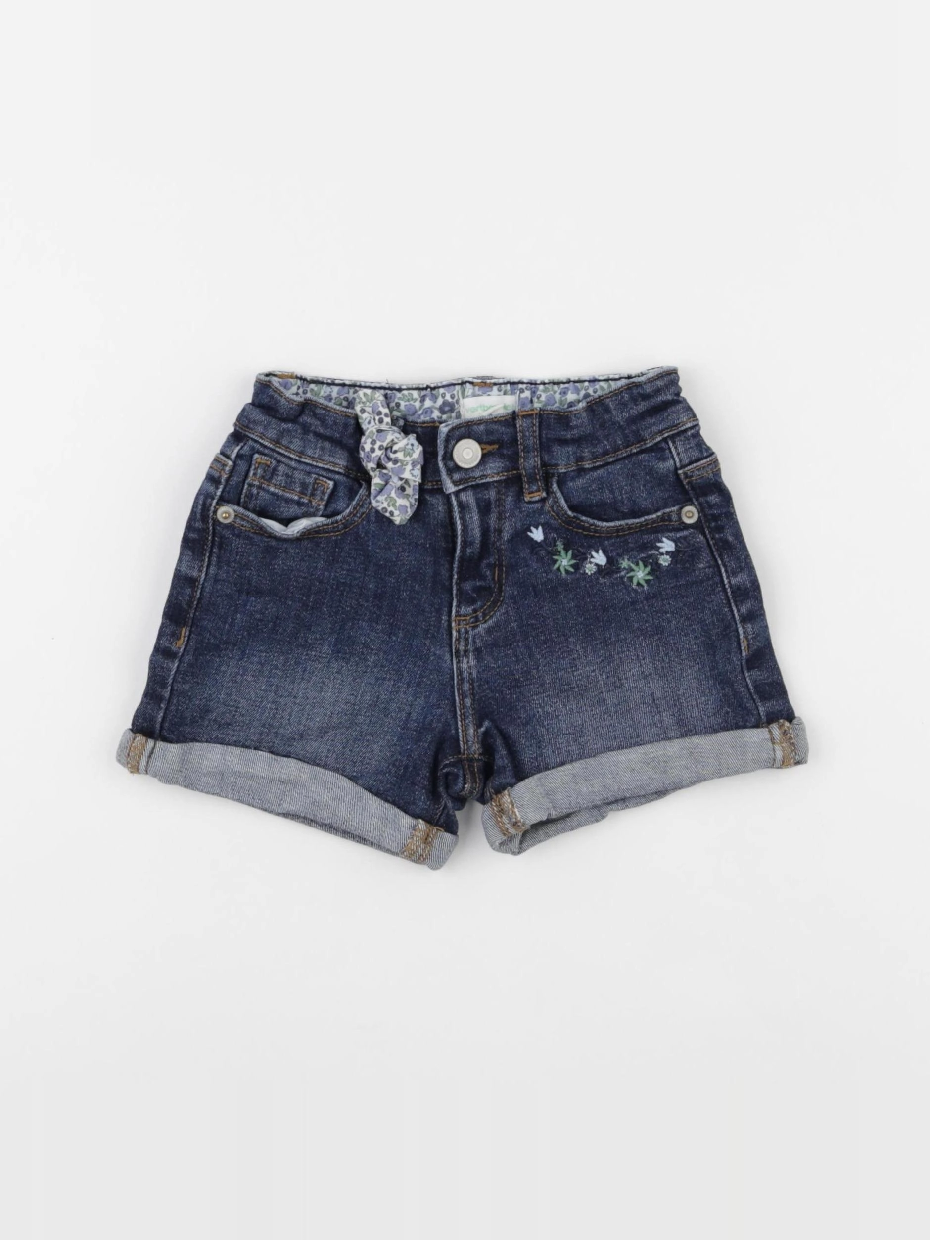 Vertbaudet - short bleu - 5 ans