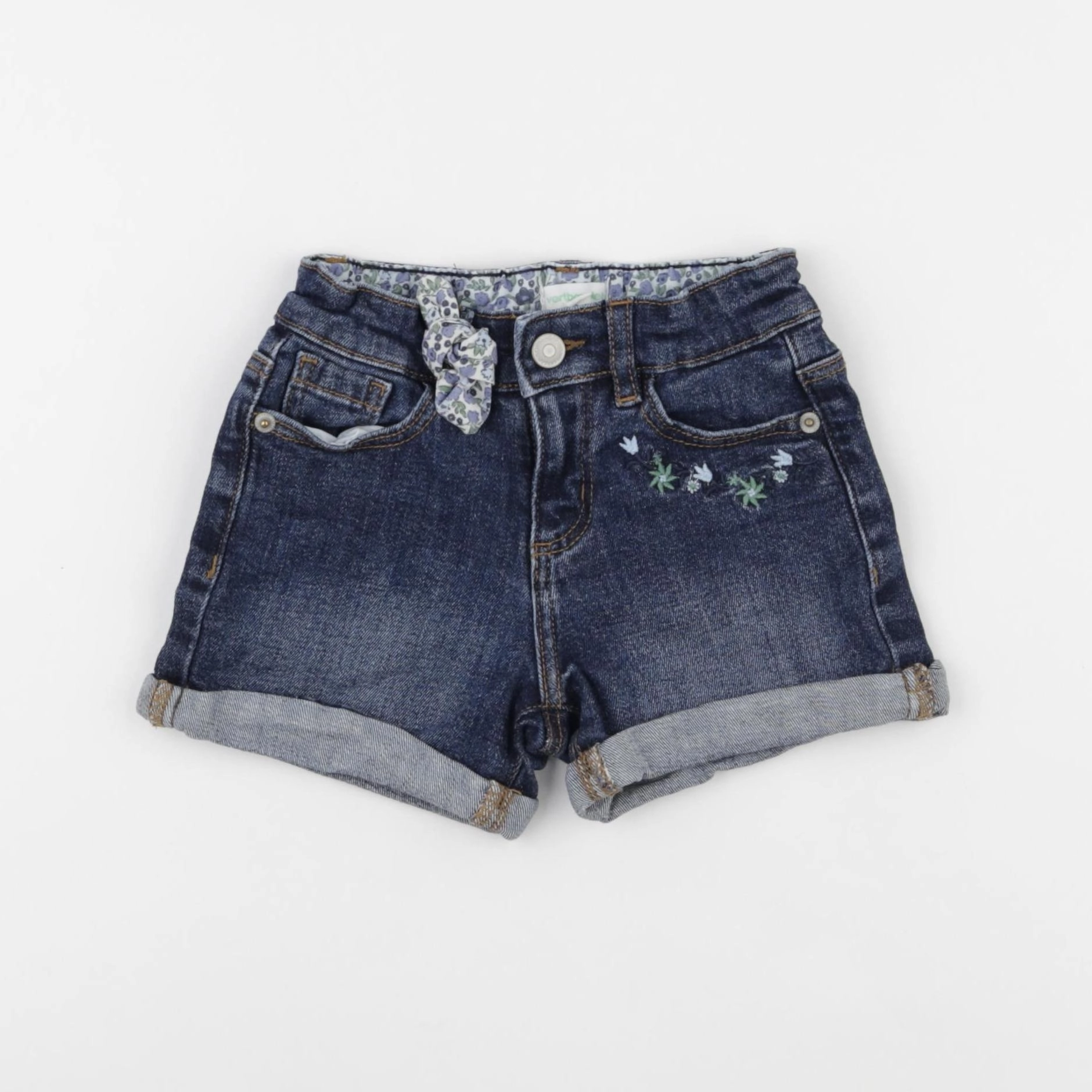 Vertbaudet - short bleu - 5 ans