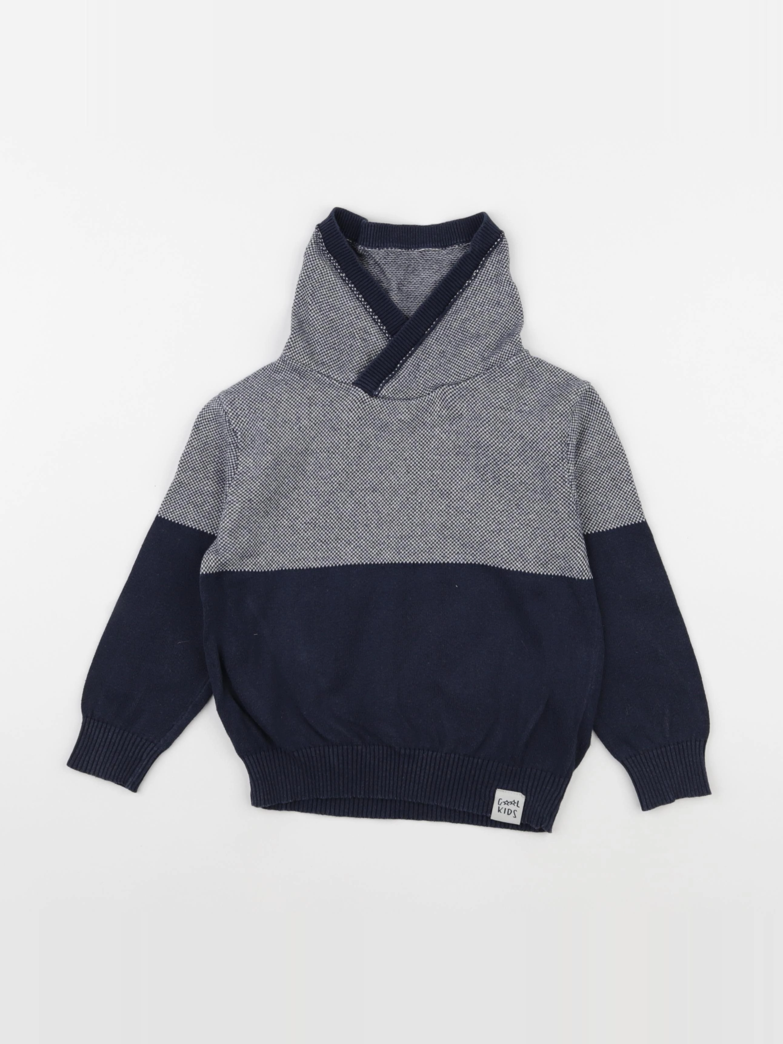 Vertbaudet - pull bleu - 5 ans
