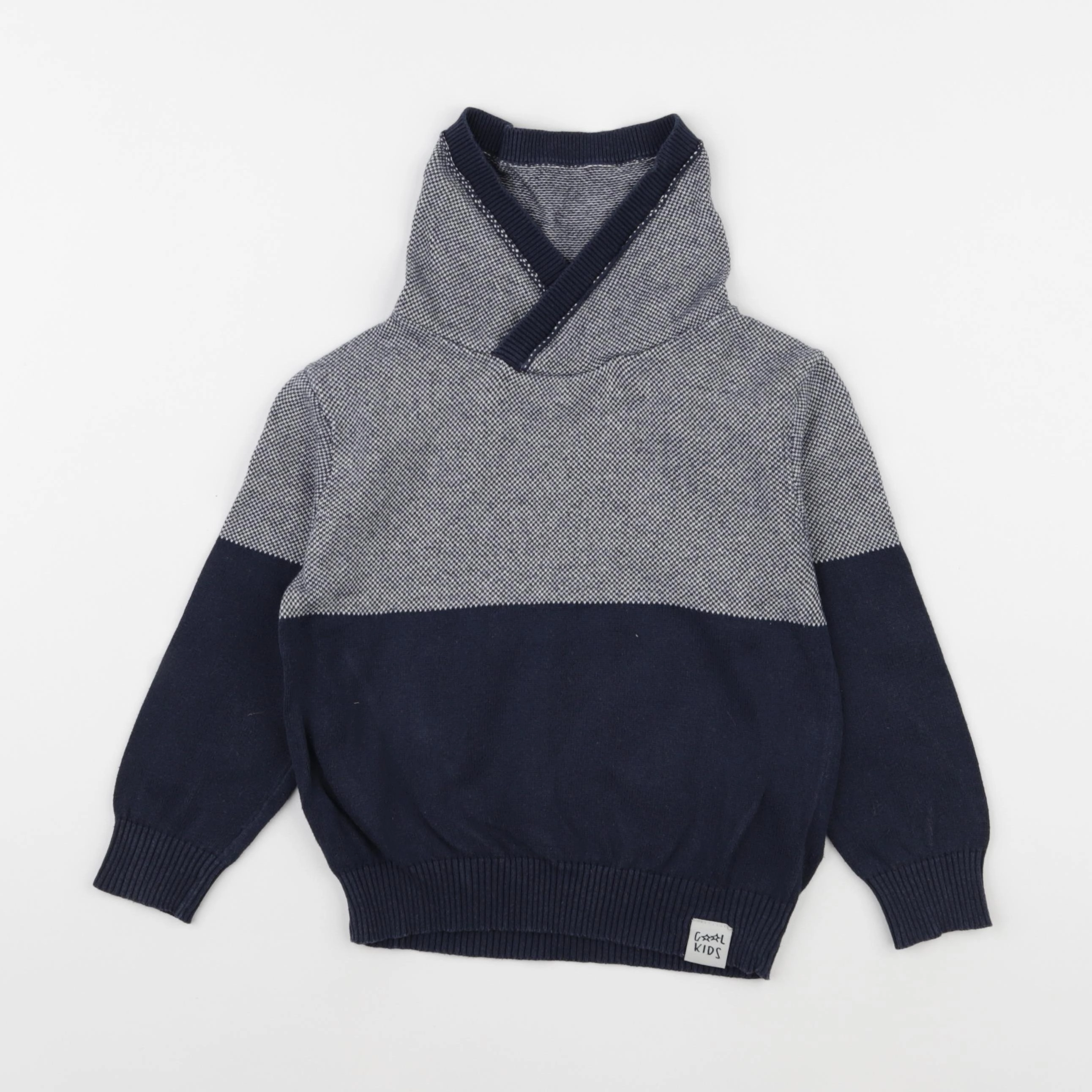 Vertbaudet - pull bleu - 5 ans