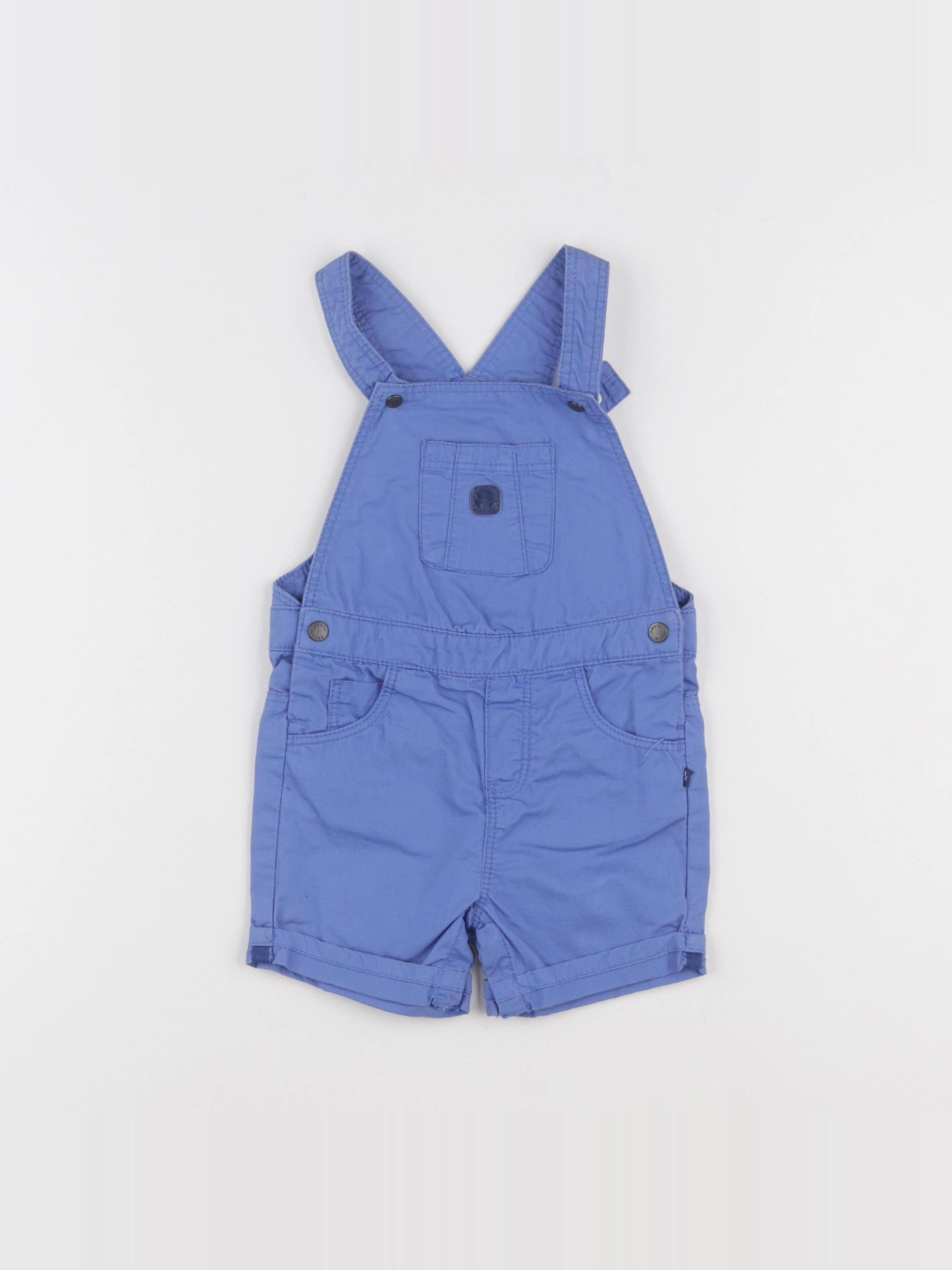 Obaïbi - salopette bleu - 12 mois