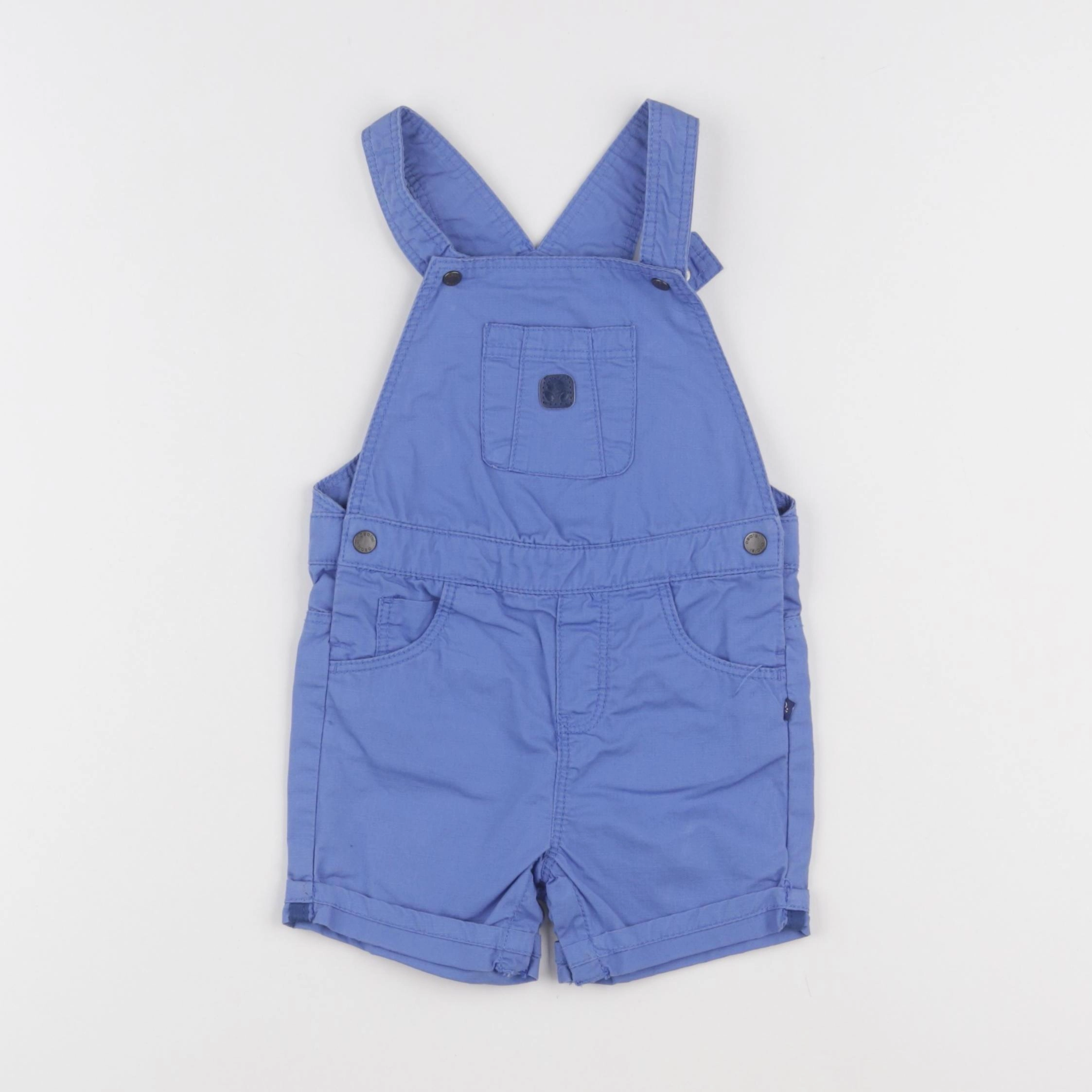 Obaïbi - salopette bleu - 12 mois