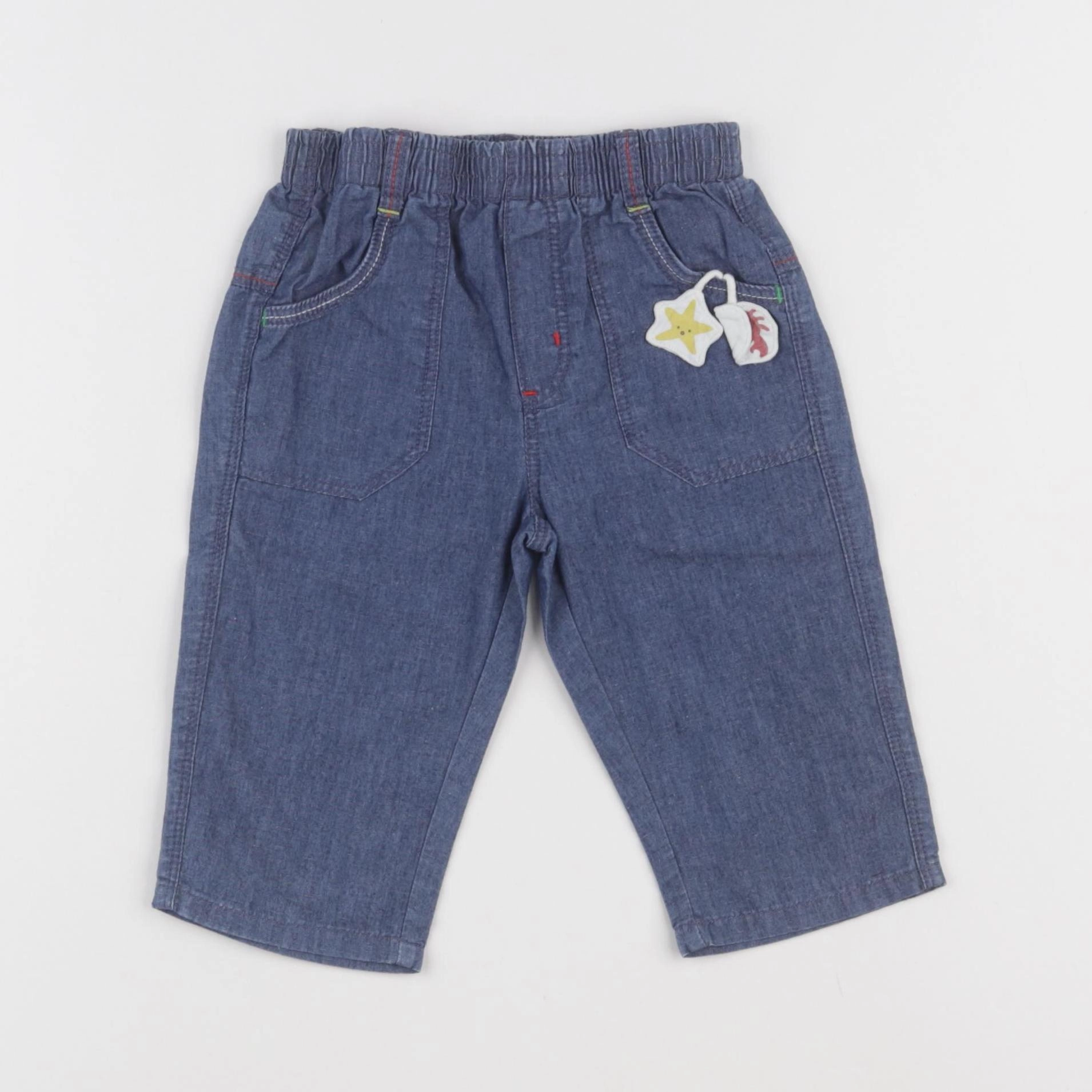 Catimini - pantalon bleu - 9 mois