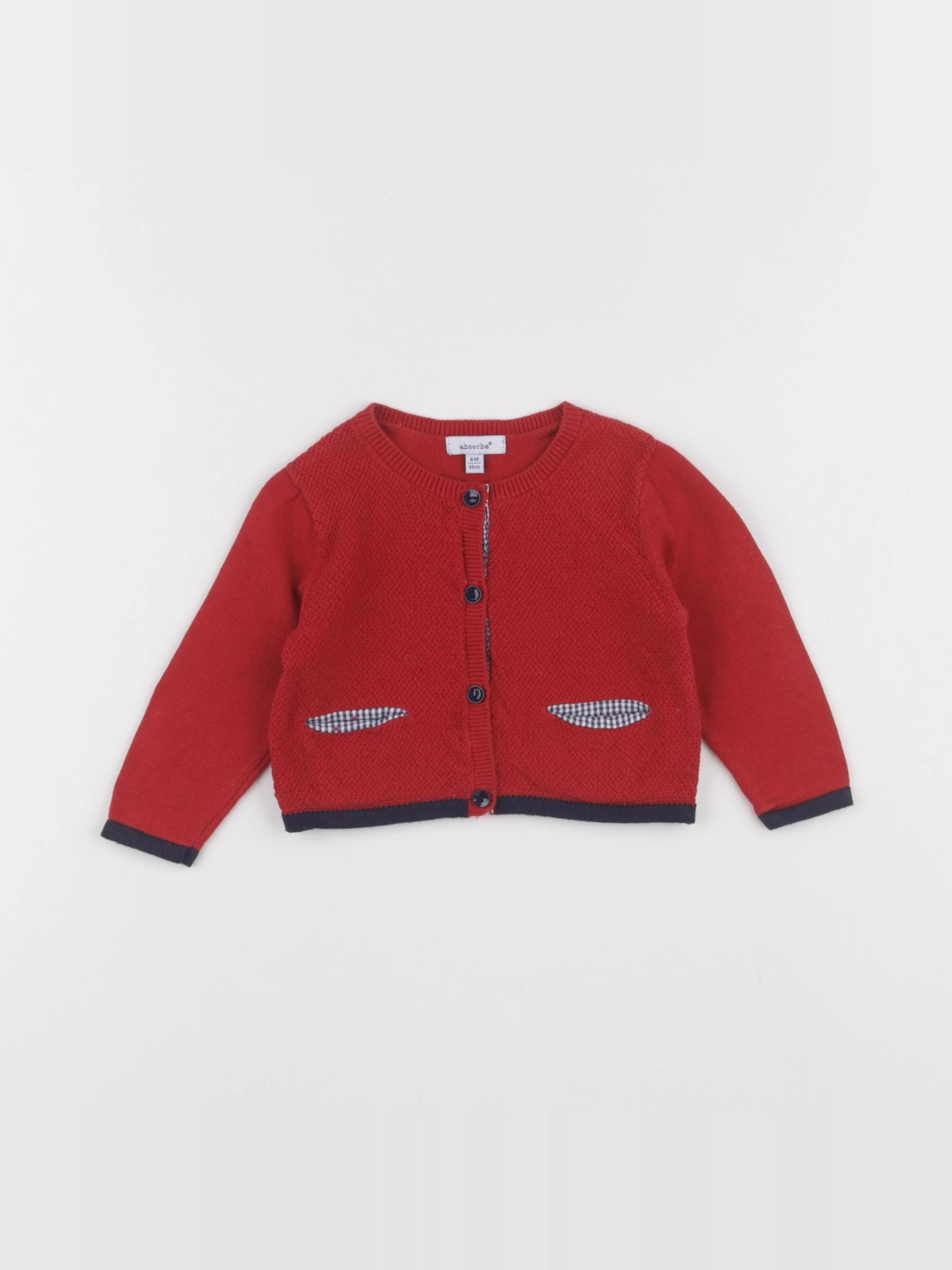 Absorba - gilet rouge - 6 mois