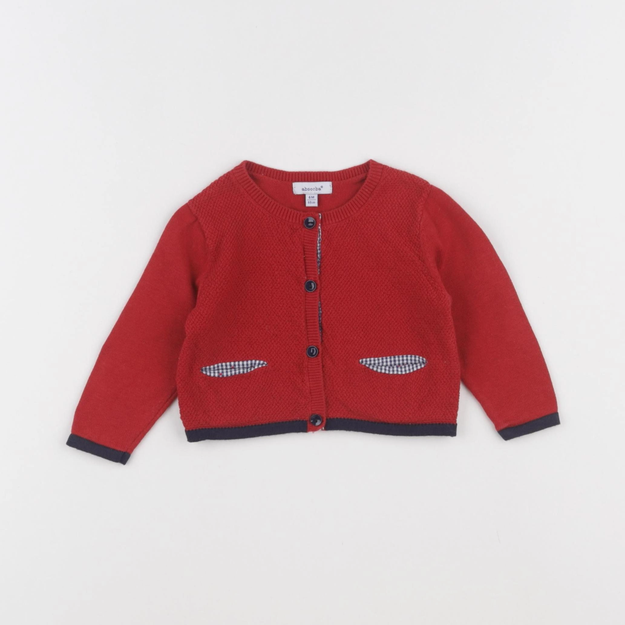 Absorba - gilet rouge - 6 mois