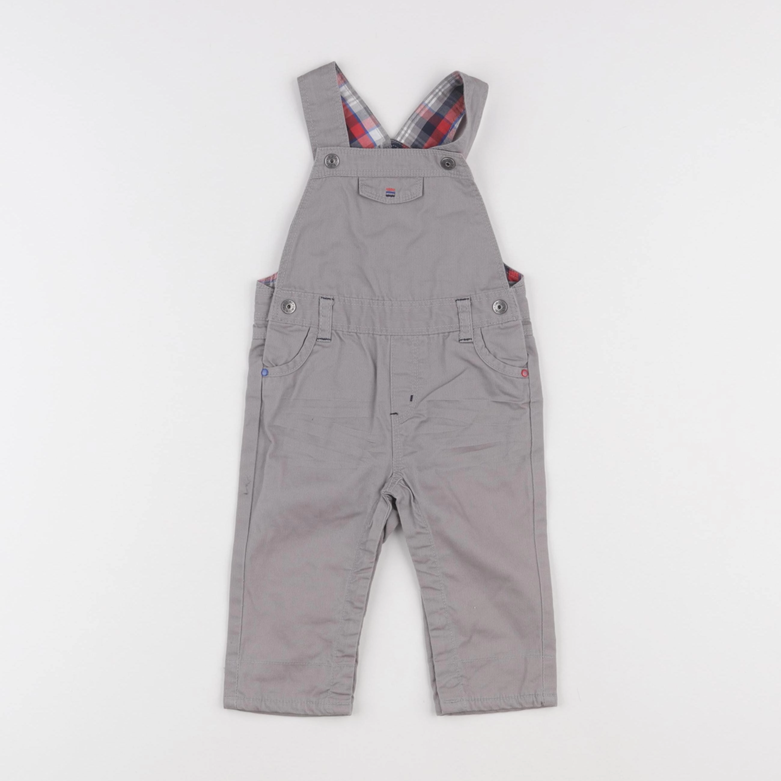 Obaïbi - salopette gris - 6 mois