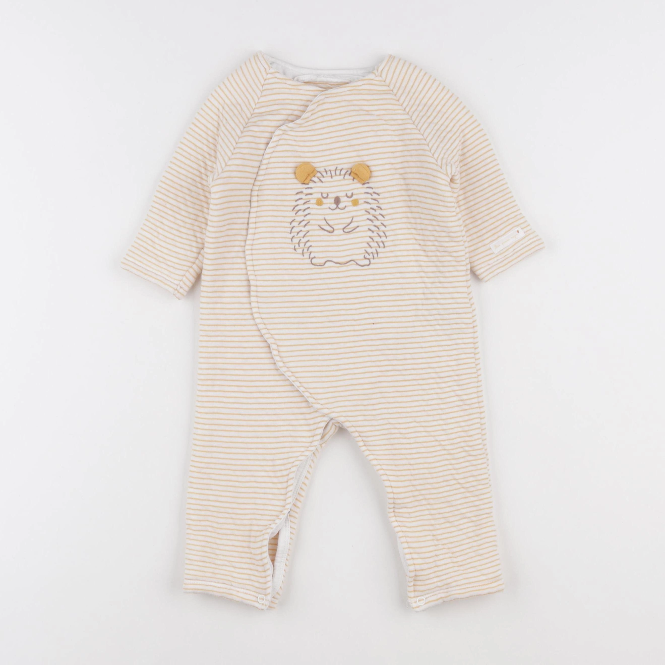 Sergent Major - sur-pyjama blanc, jaune - 12 mois