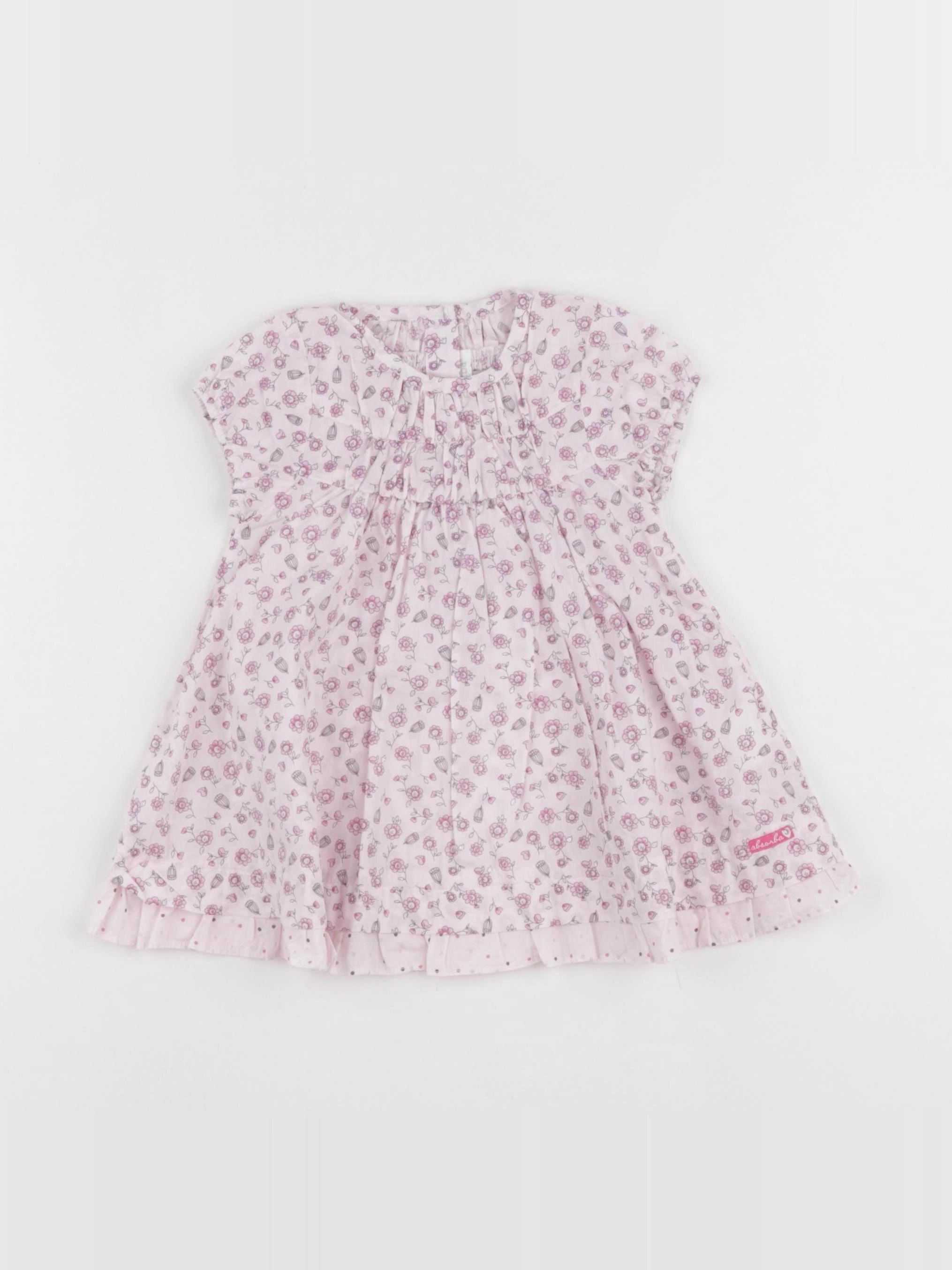 Absorba - robe rose - 6 mois