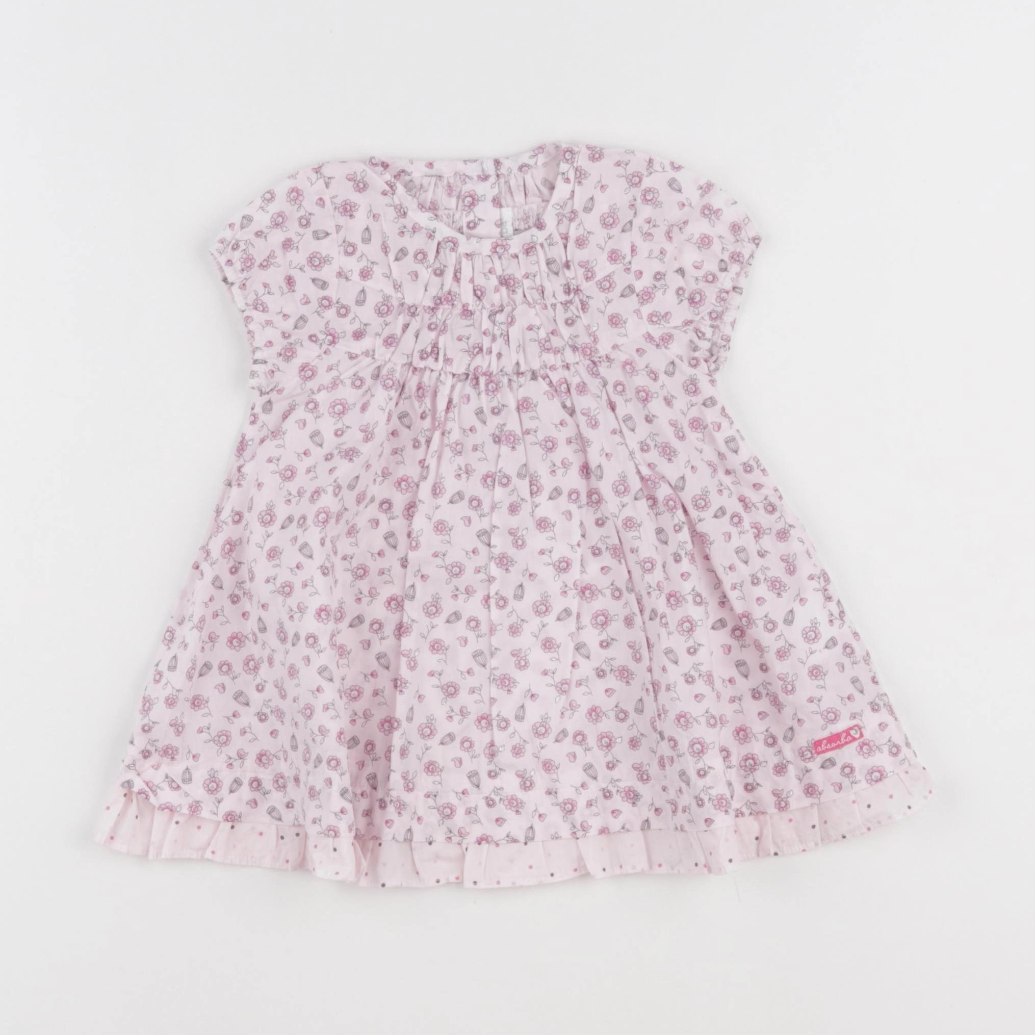 Absorba - robe rose - 6 mois