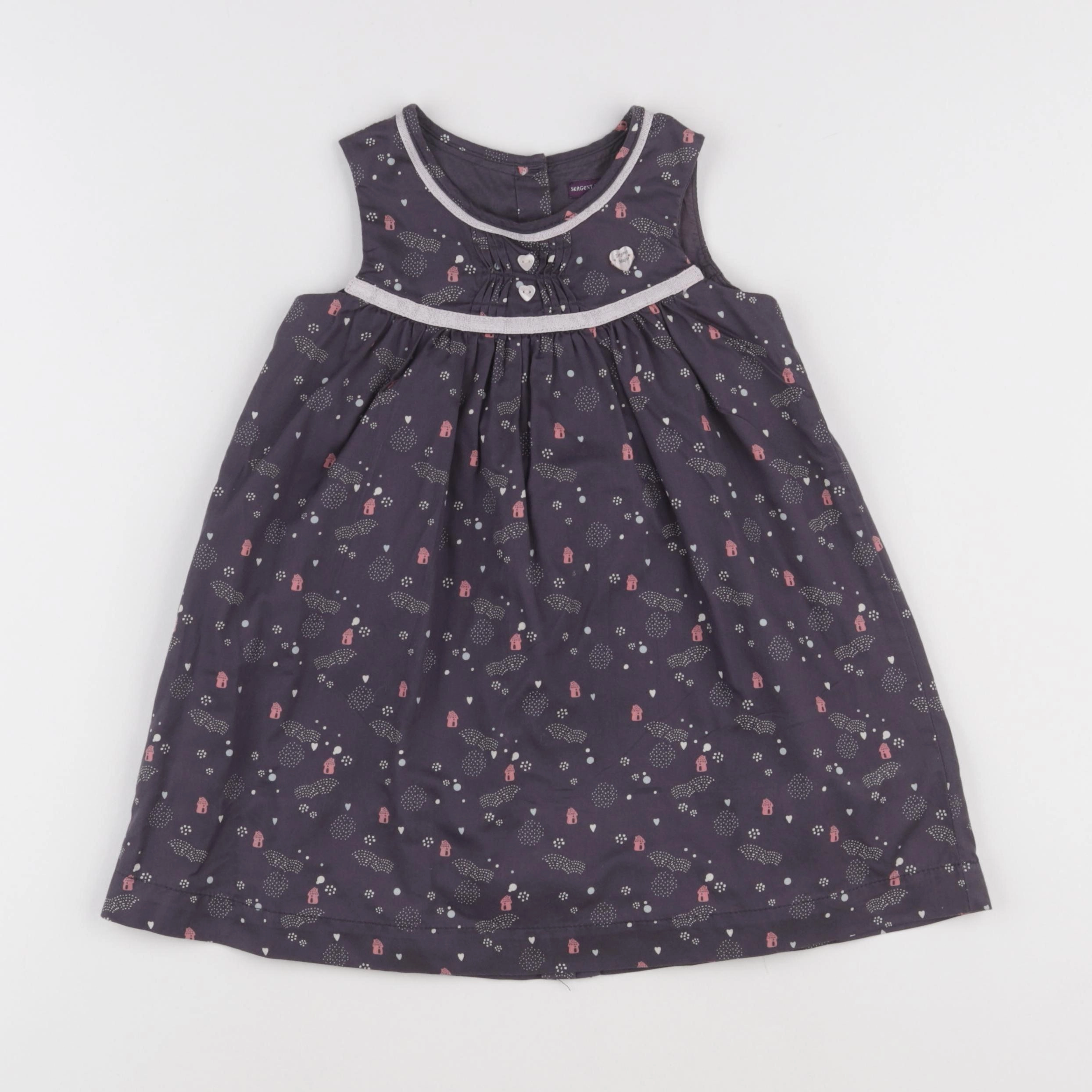 Sergent Major - robe gris - 24 mois