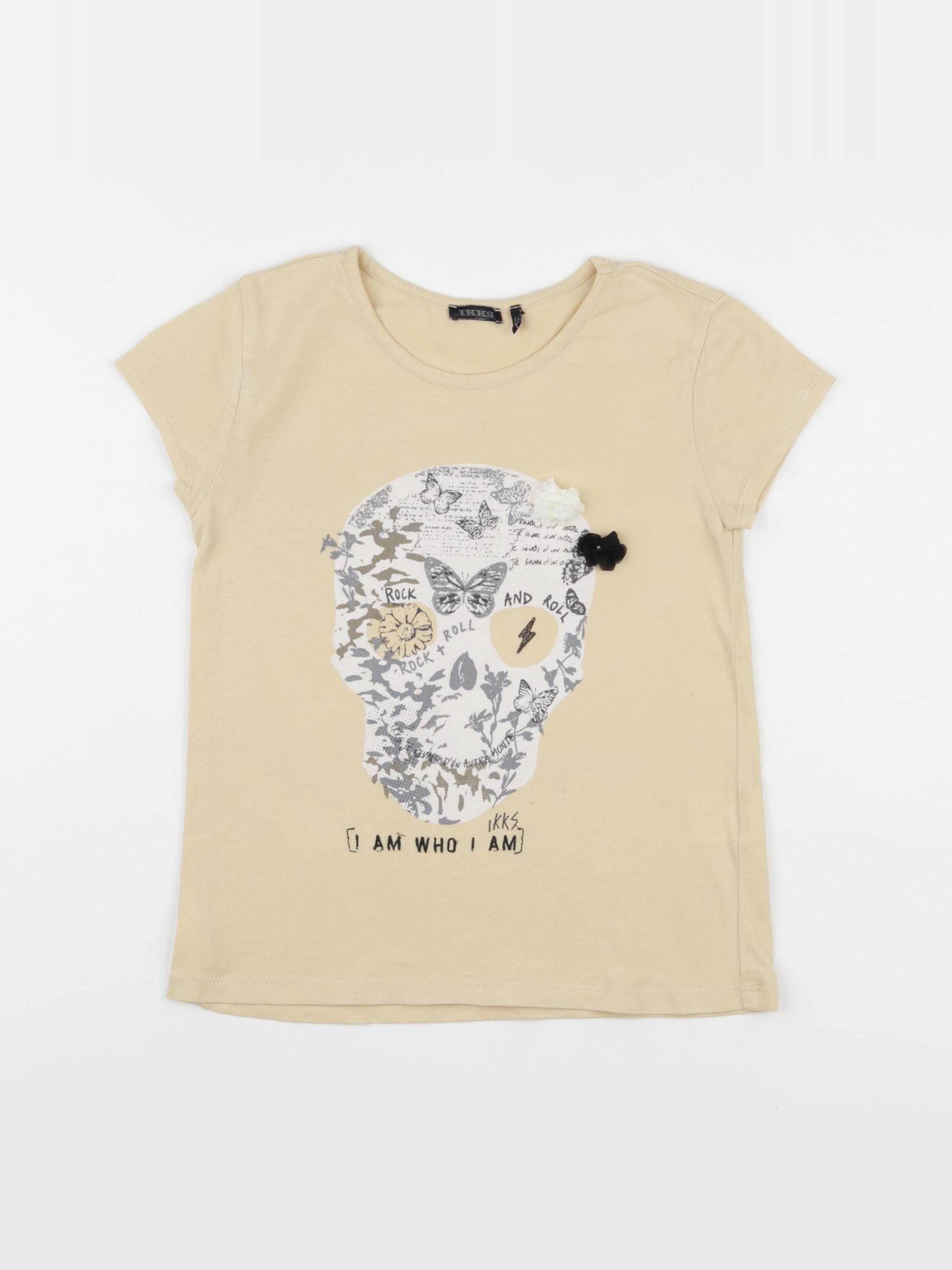 IKKS - tee-shirt jaune - 8 ans