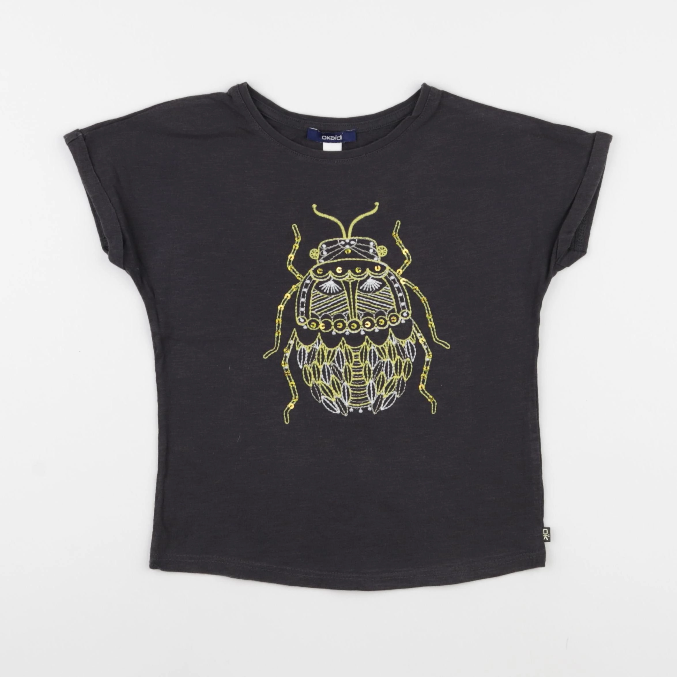 Okaidi - tee-shirt gris - 6 ans