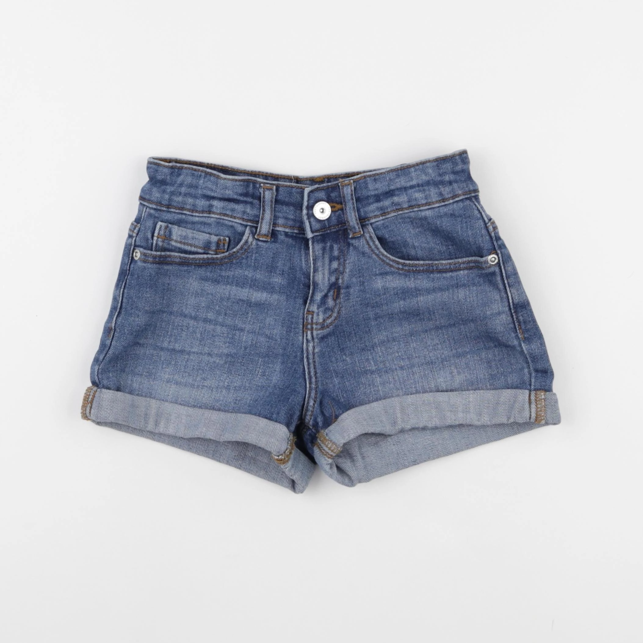 Vertbaudet - short bleu - 8 ans
