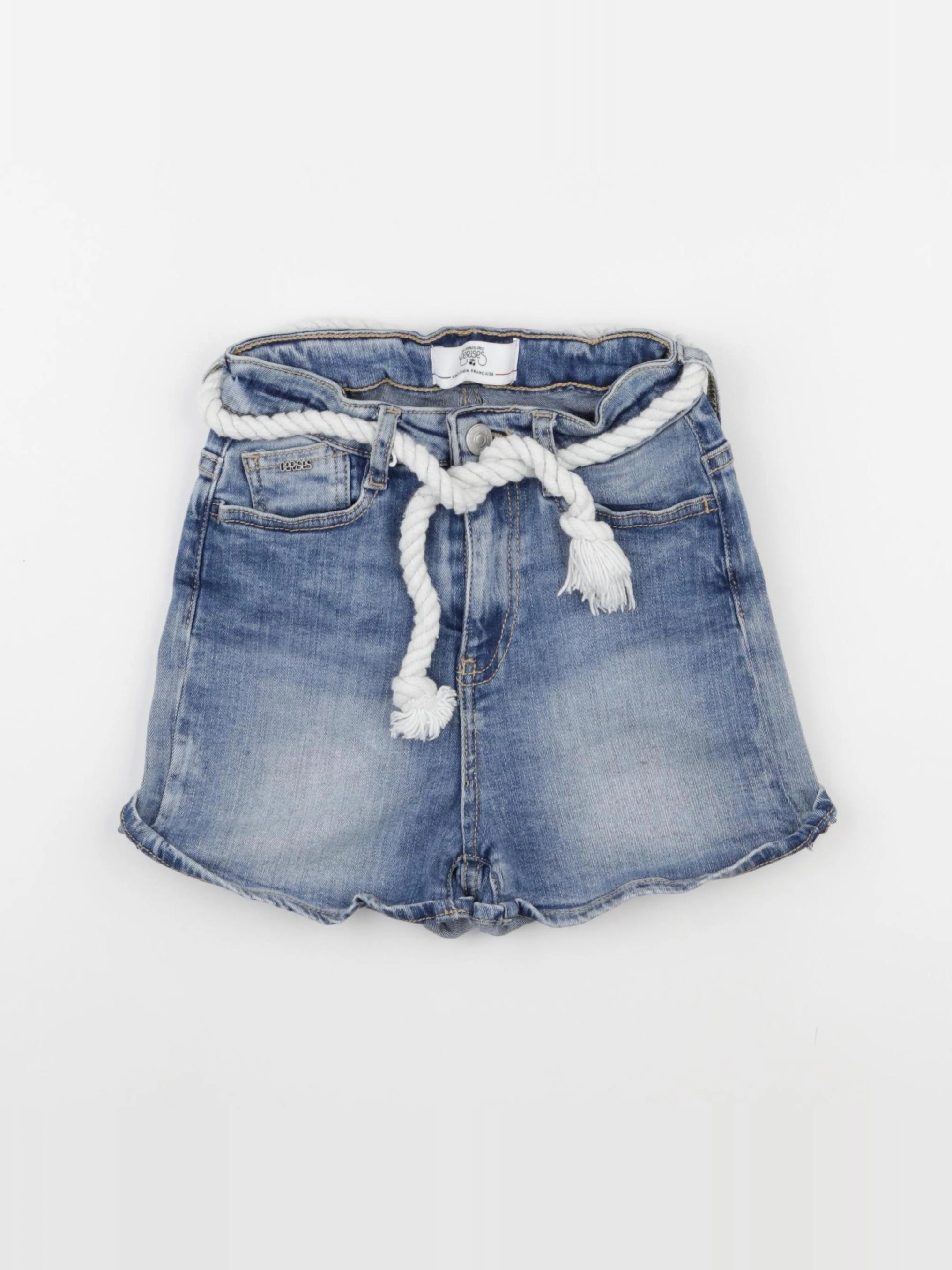 Le temps des cerises  - short bleu - 10 ans