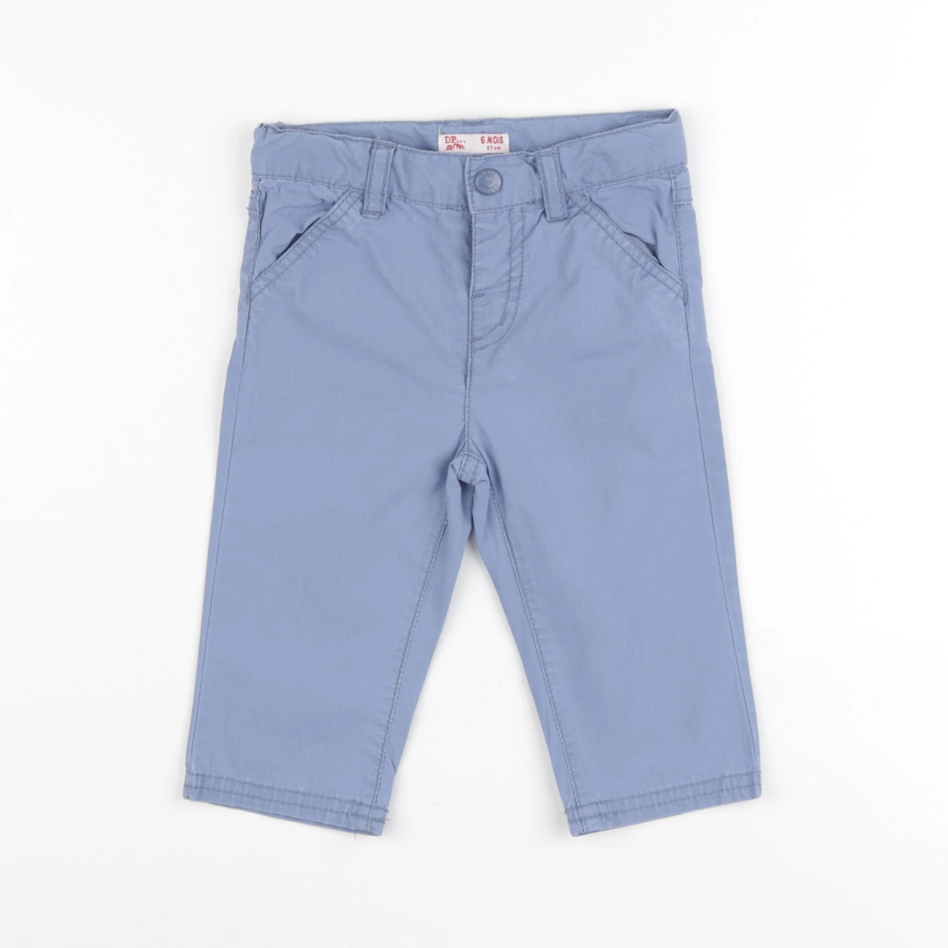 DPAM - pantalon bleu - 6 mois