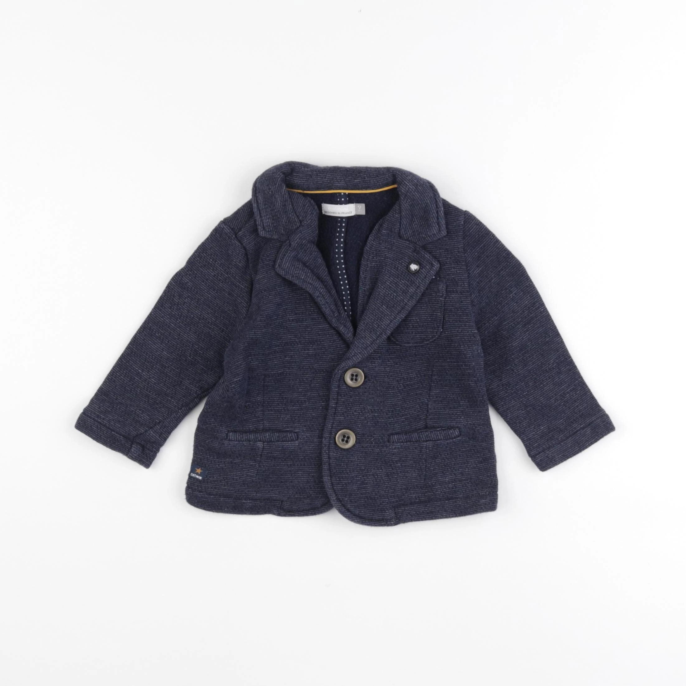 Catimini - veste bleu - 9 mois