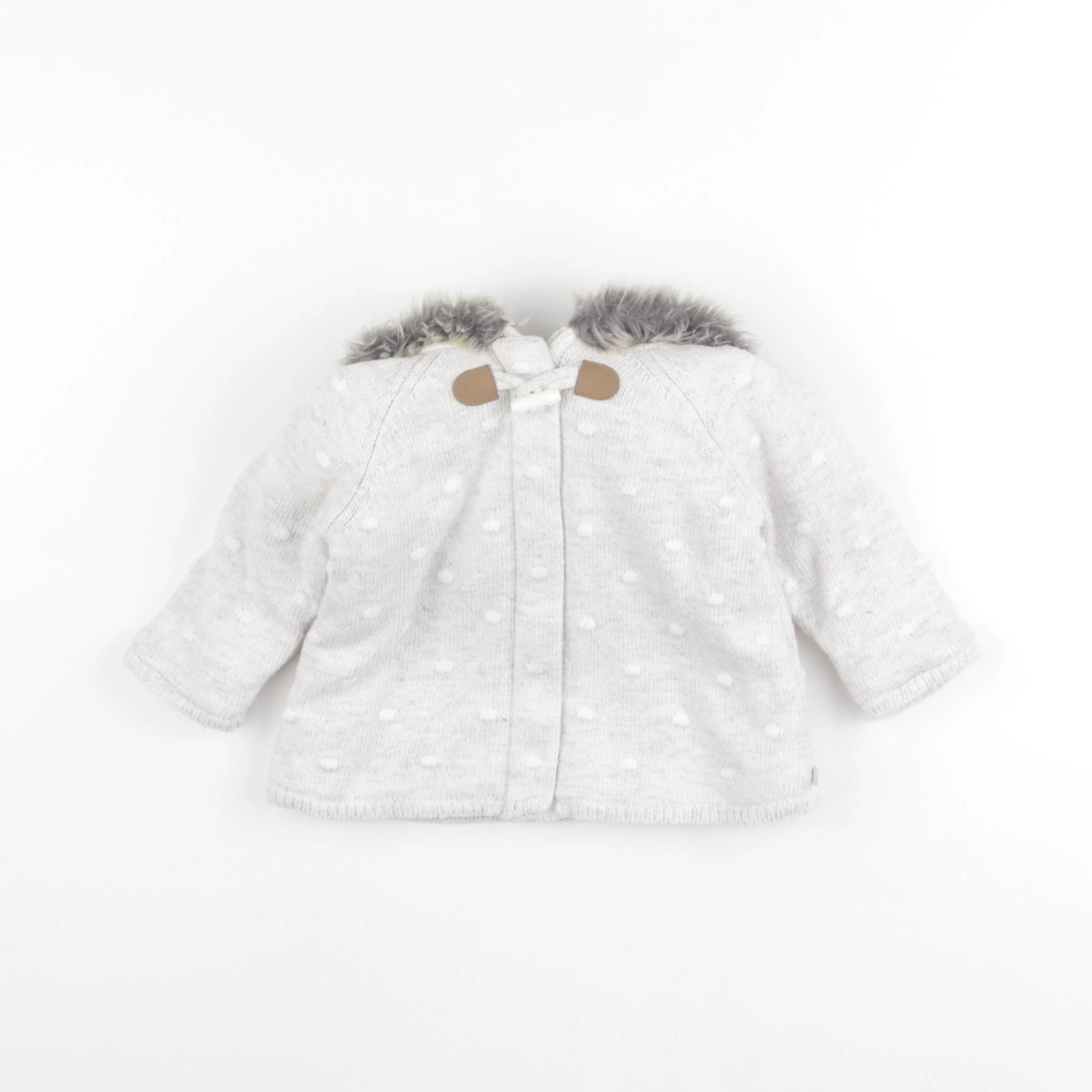 Obaïbi - gilet beige - 6 mois