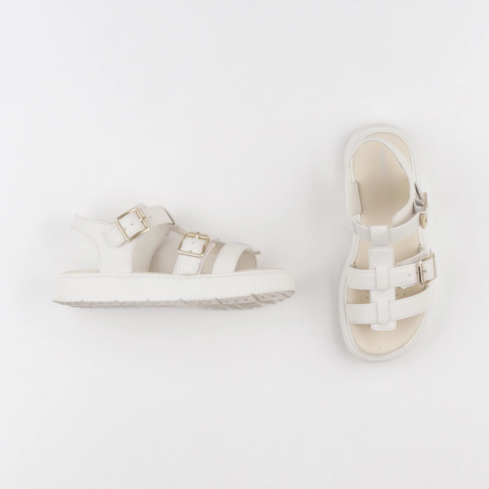 Geox - sandales blanc - pointure 34
