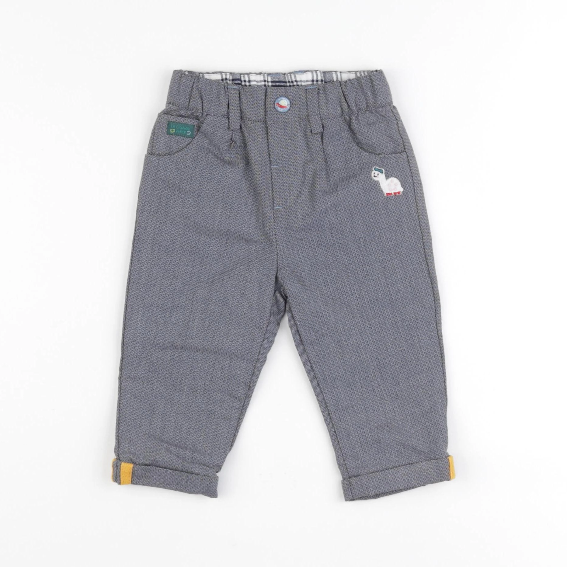 Sergent Major - pantalon doublé gris - 6 mois