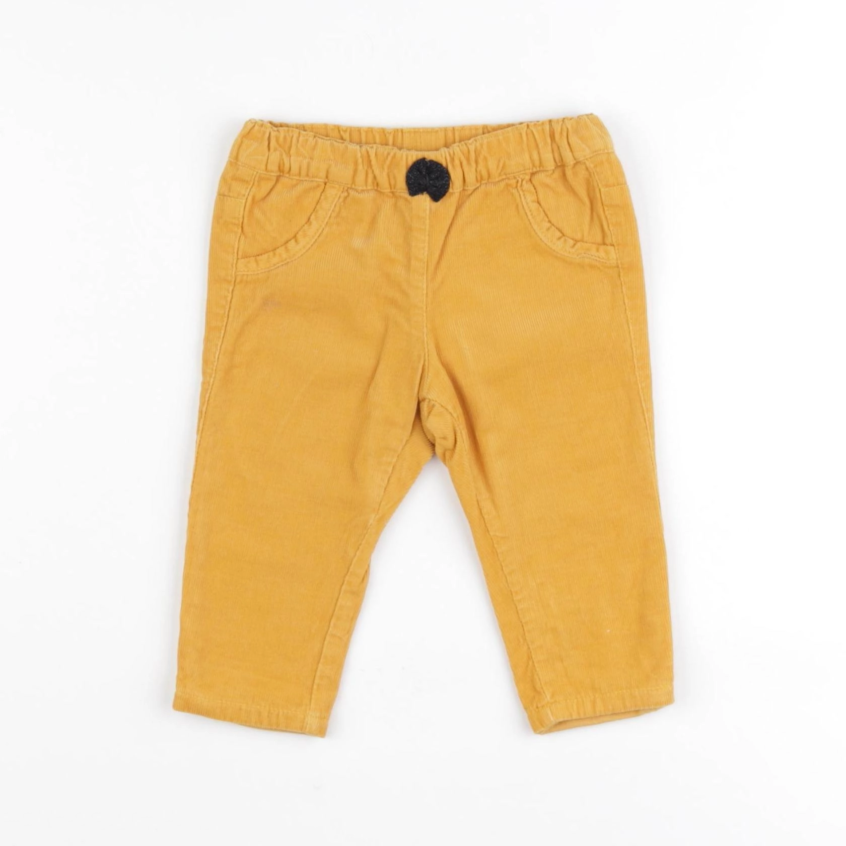 Absorba - pantalon doublé jaune - 6 mois