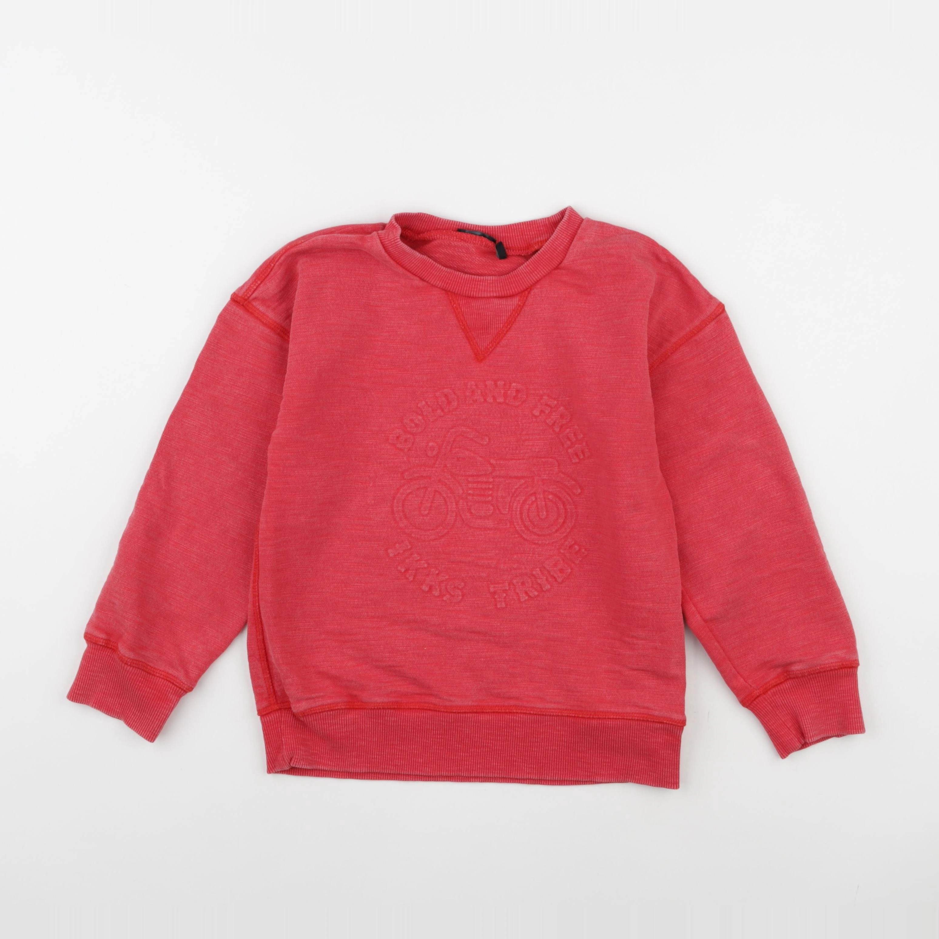IKKS - sweat rouge - 6 ans