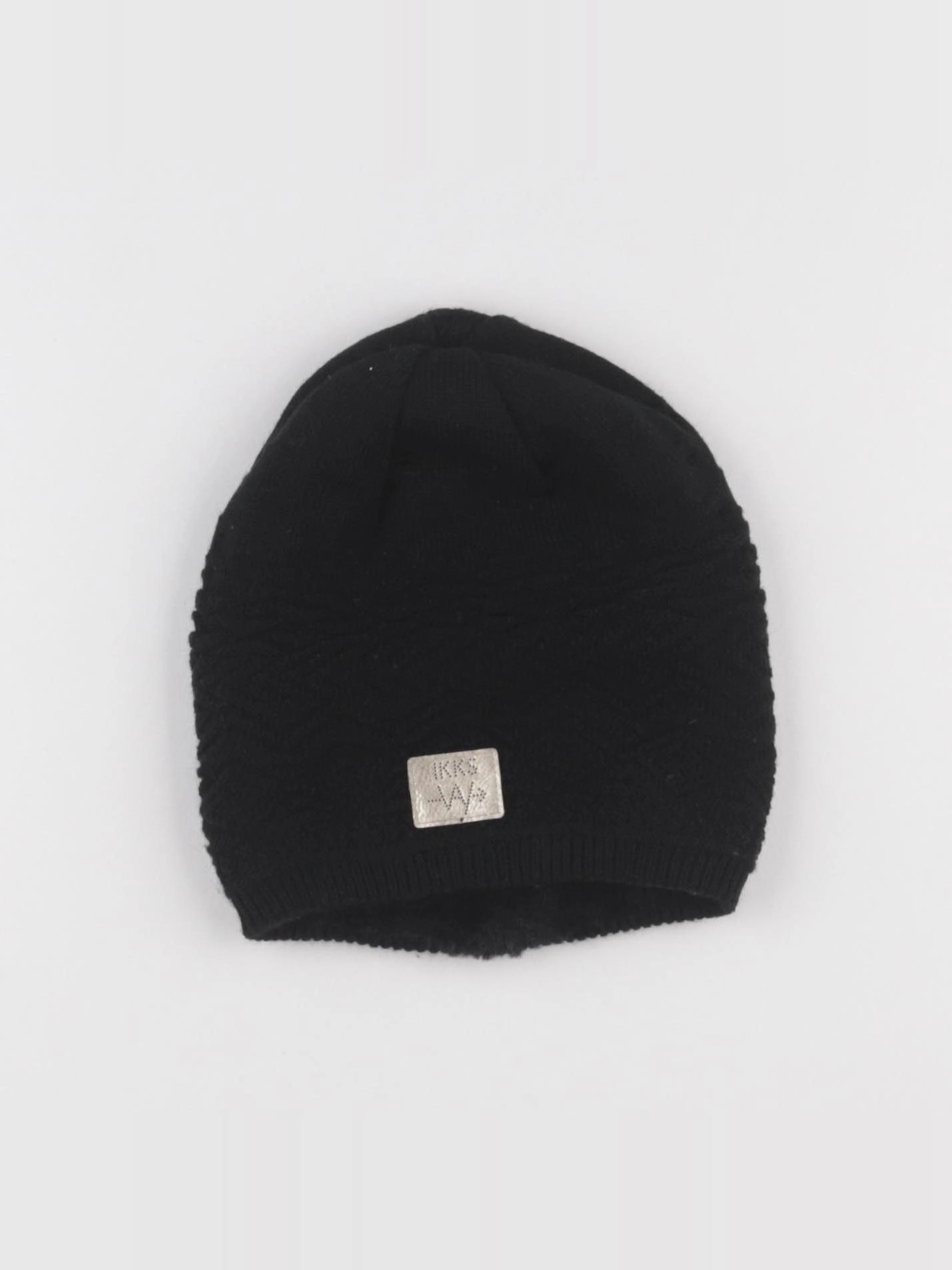 IKKS - bonnet noir - 8/10 ans