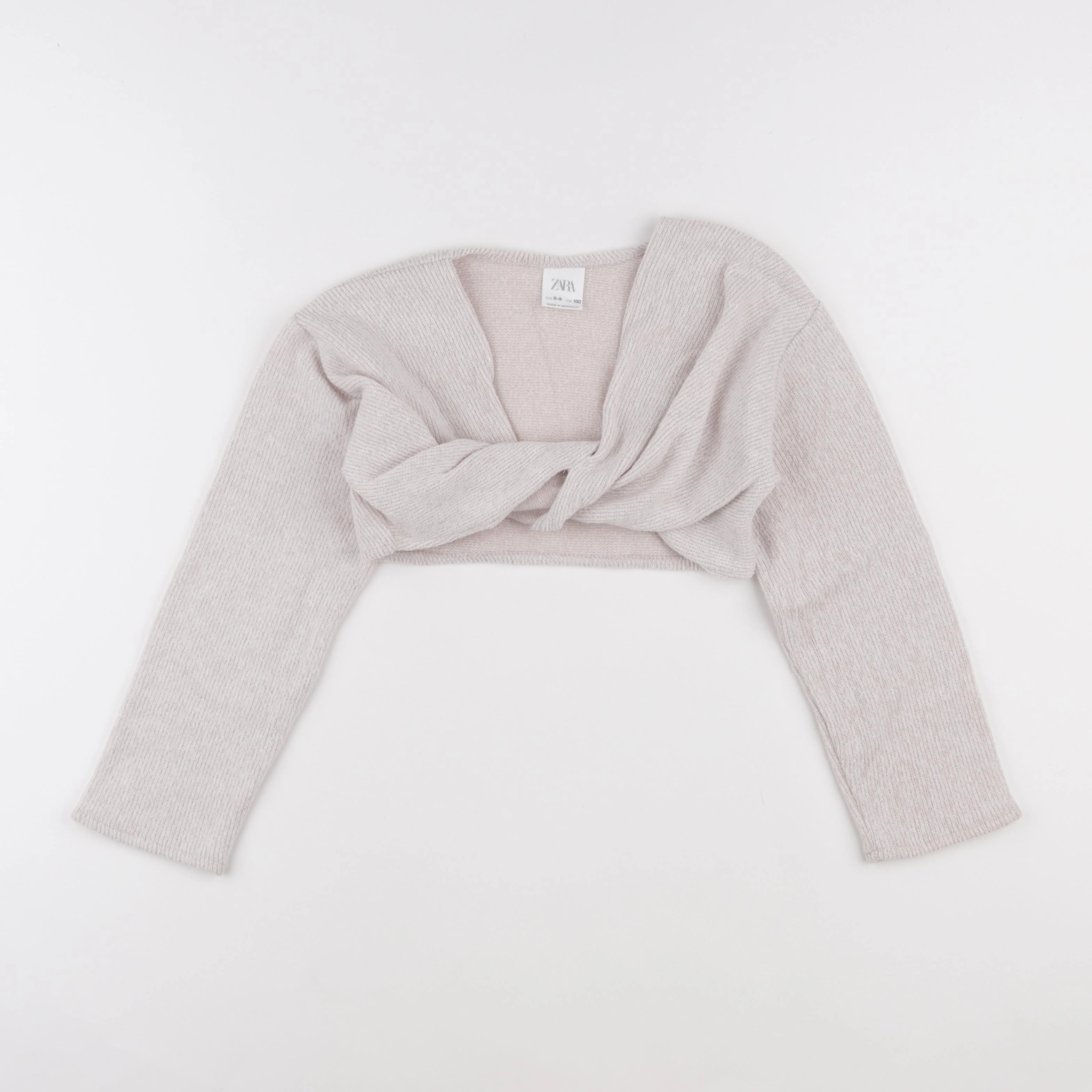 Zara - gilet beige - 8/9 ans