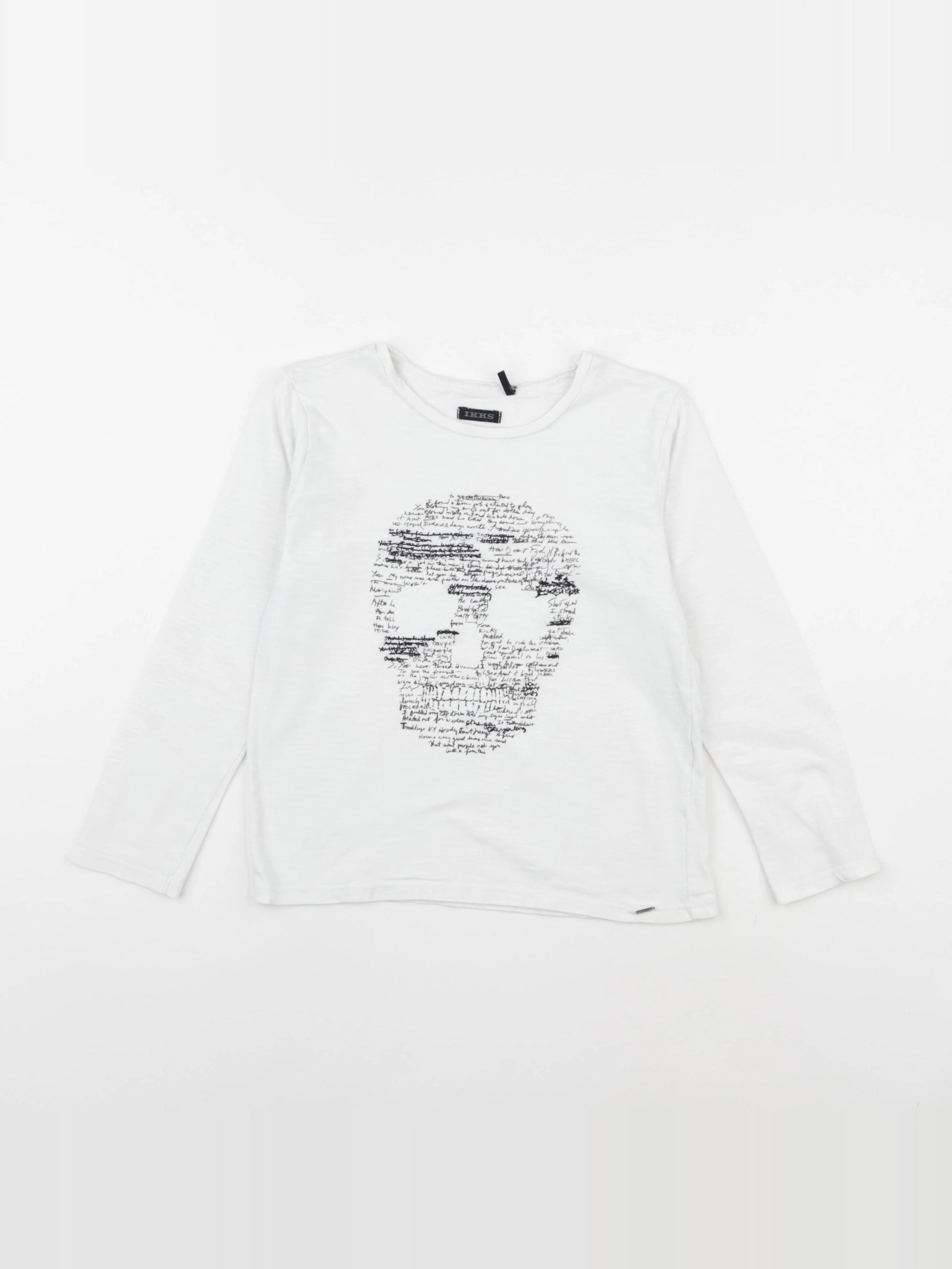 IKKS - tee-shirt blanc - 6 ans