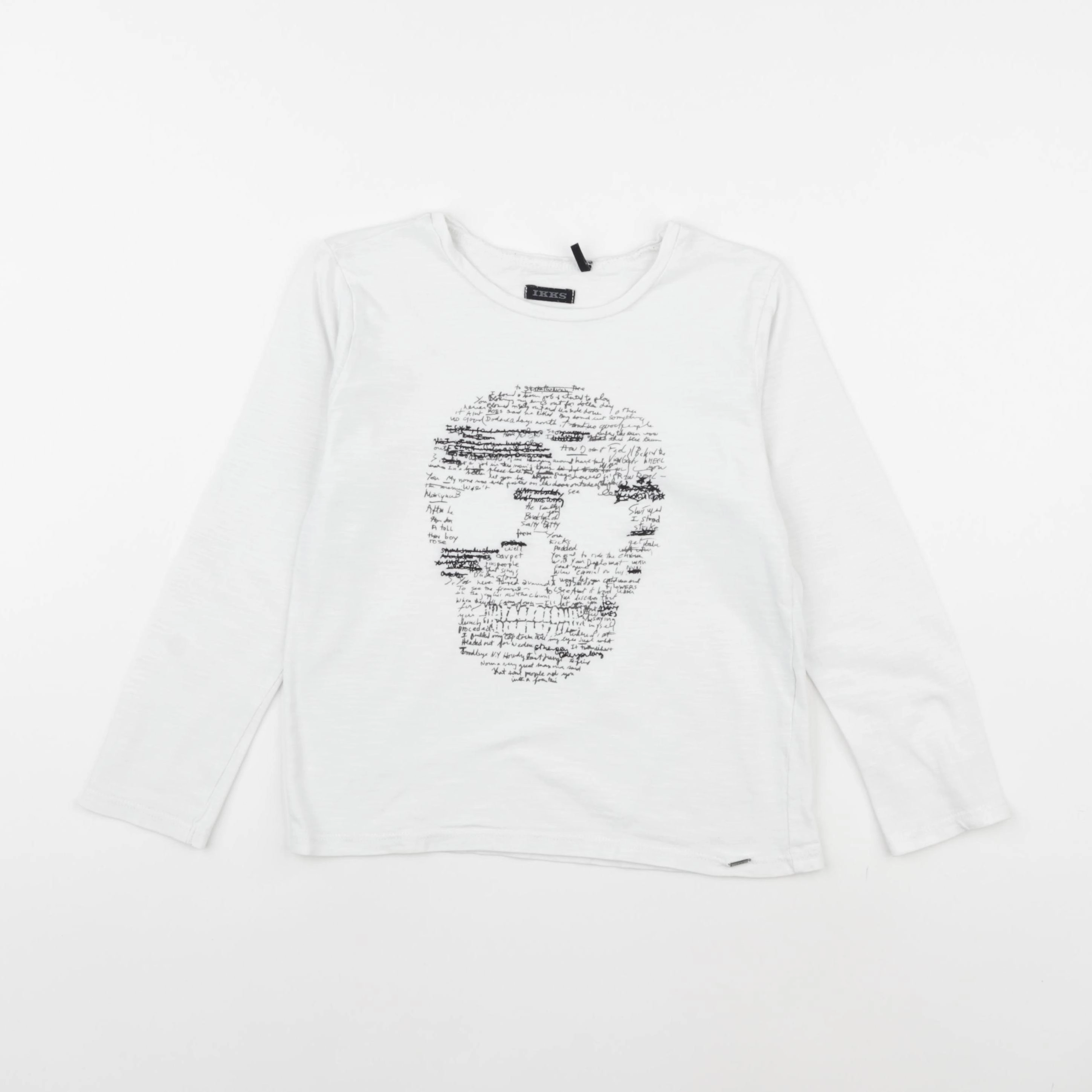 IKKS - tee-shirt blanc - 6 ans