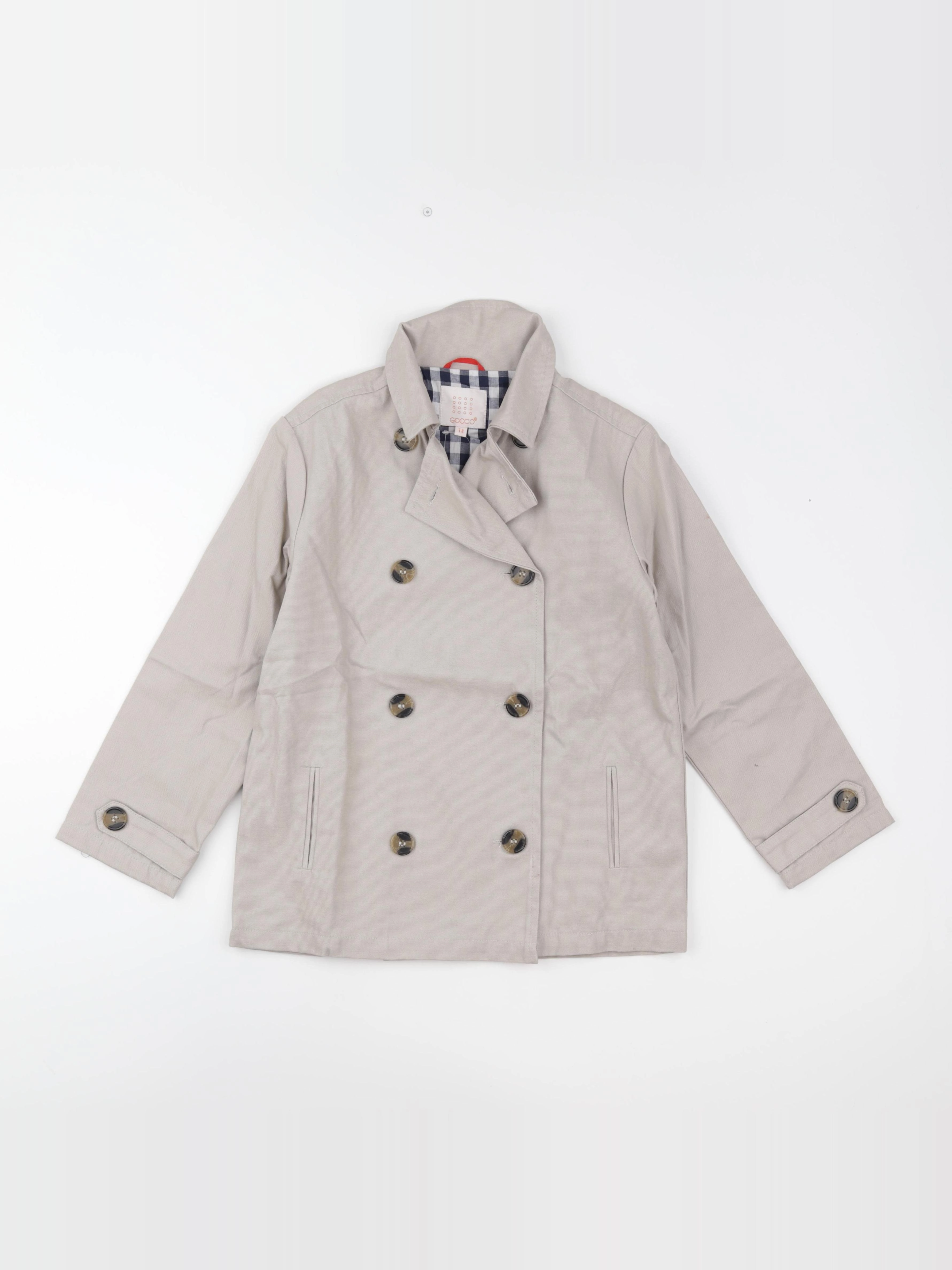 Gocco - trench beige - 7/8 ans