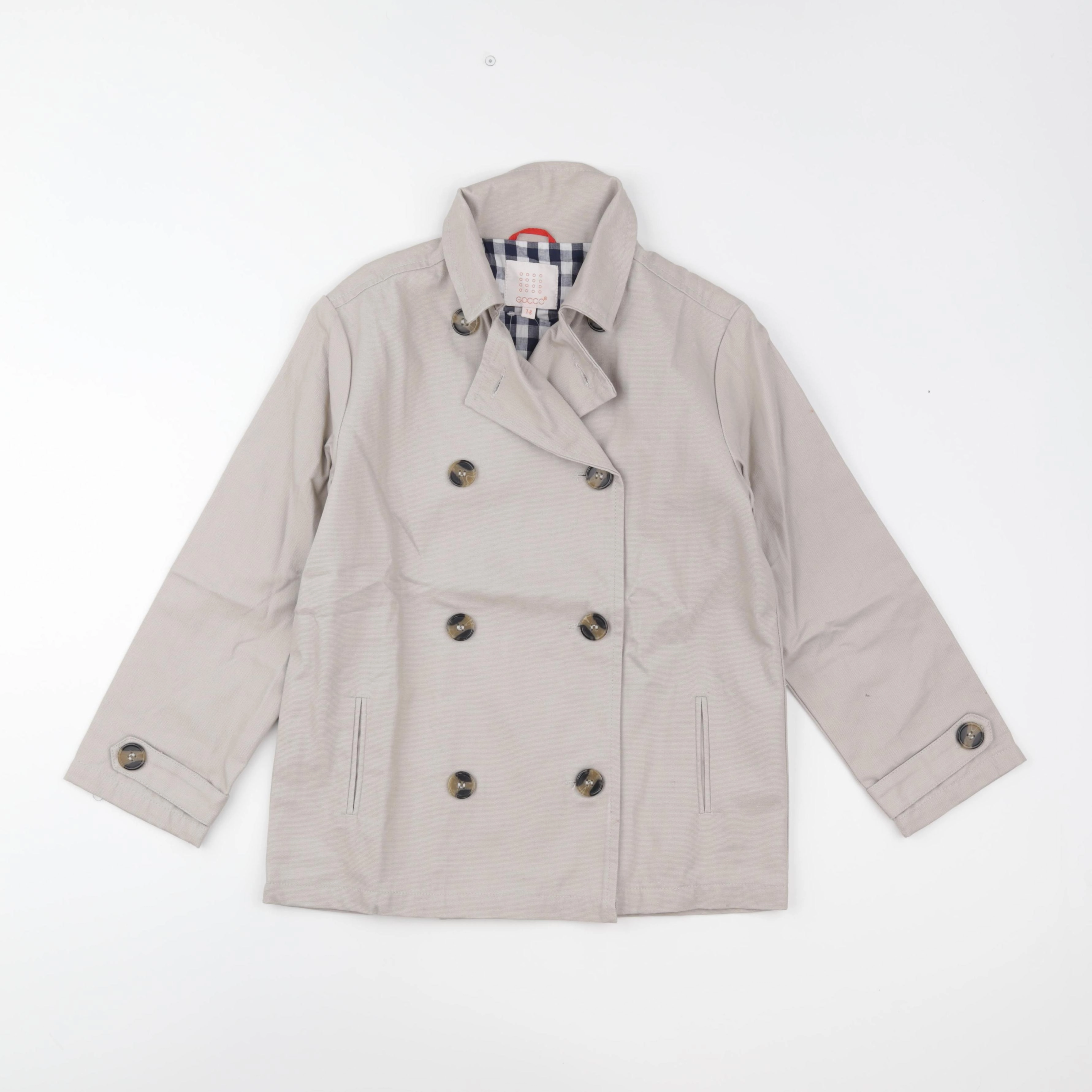 Gocco - trench beige - 7/8 ans