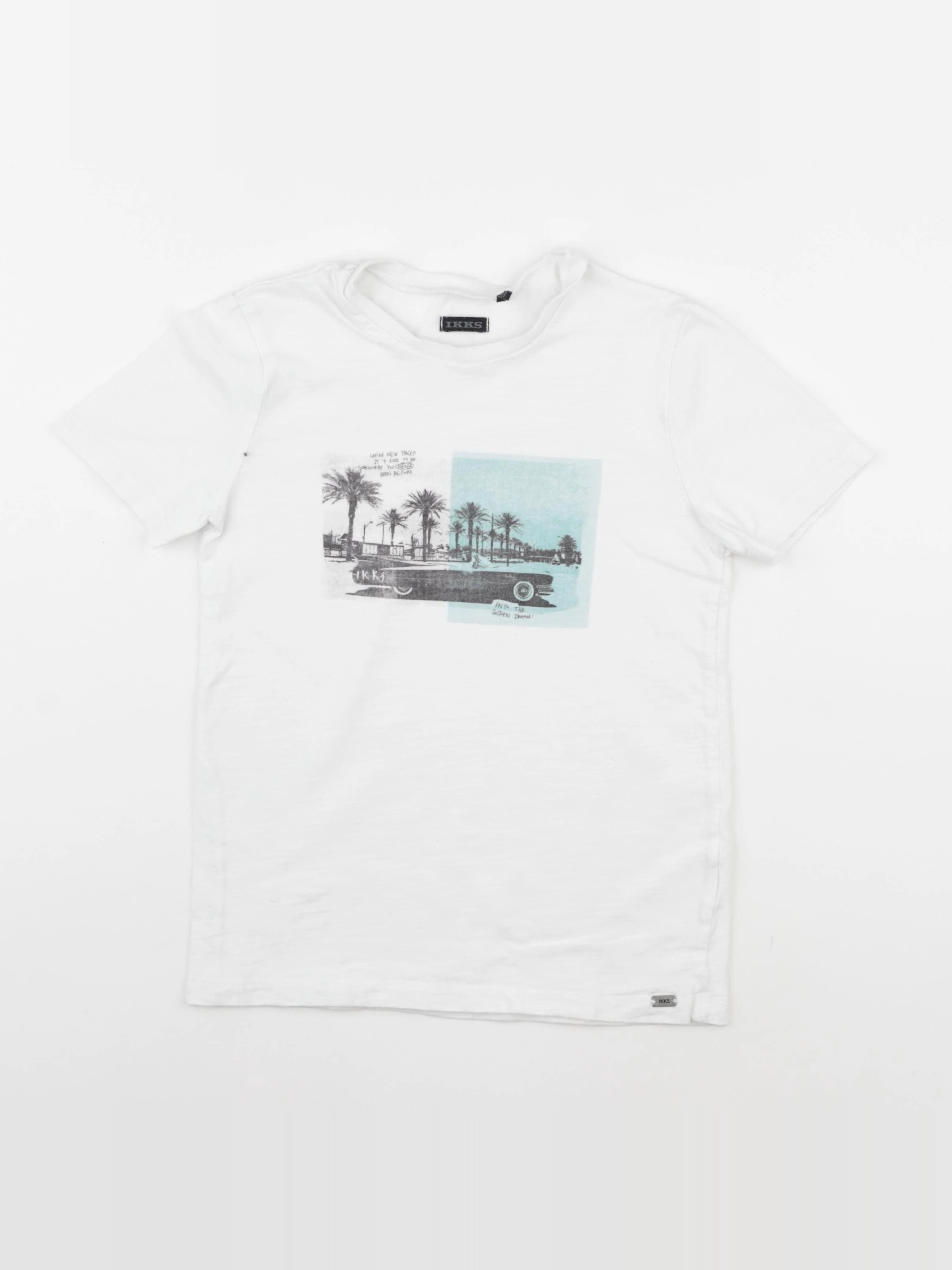 IKKS - tee-shirt multicolore - 8 ans