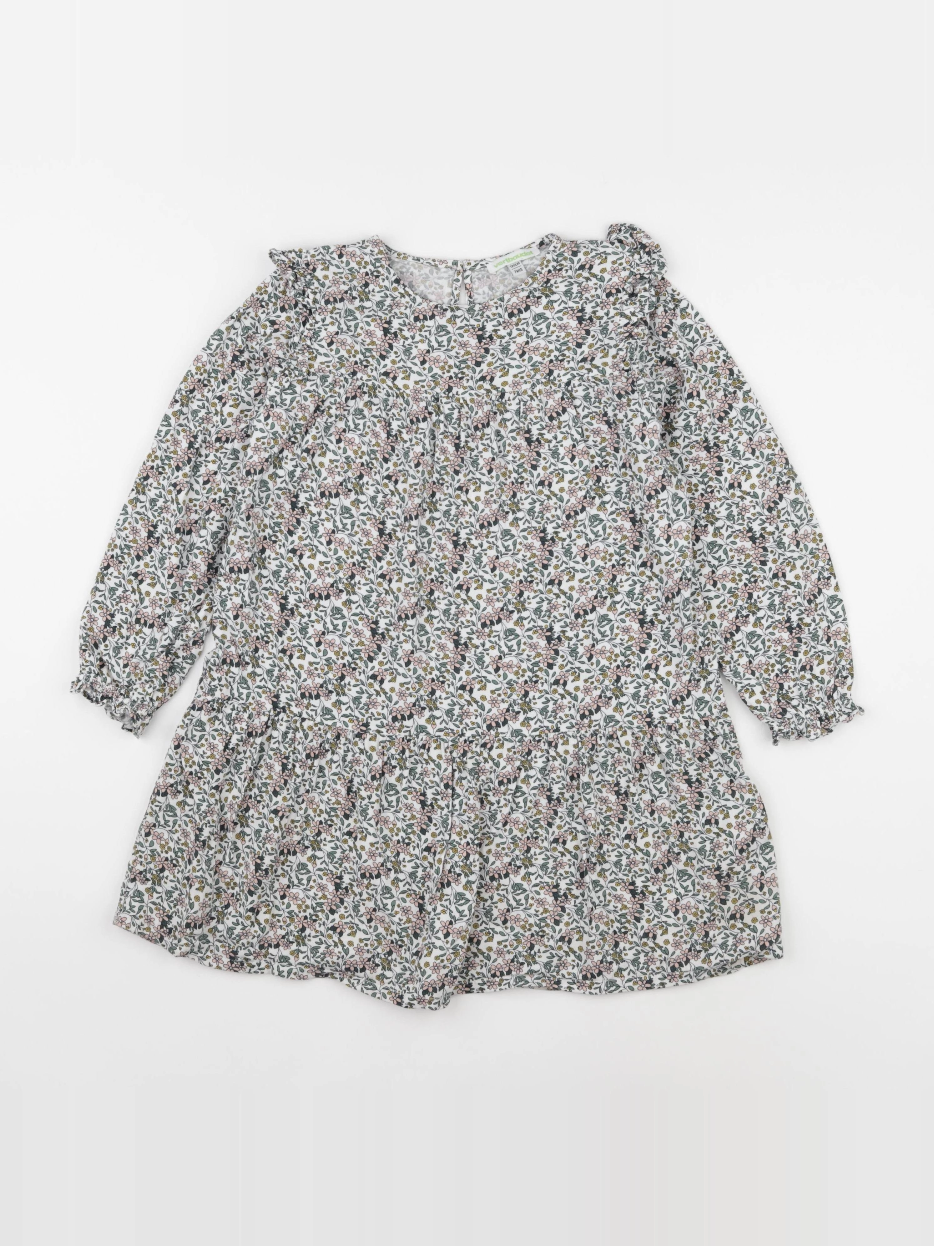 Vertbaudet - robe multicolore - 7 ans