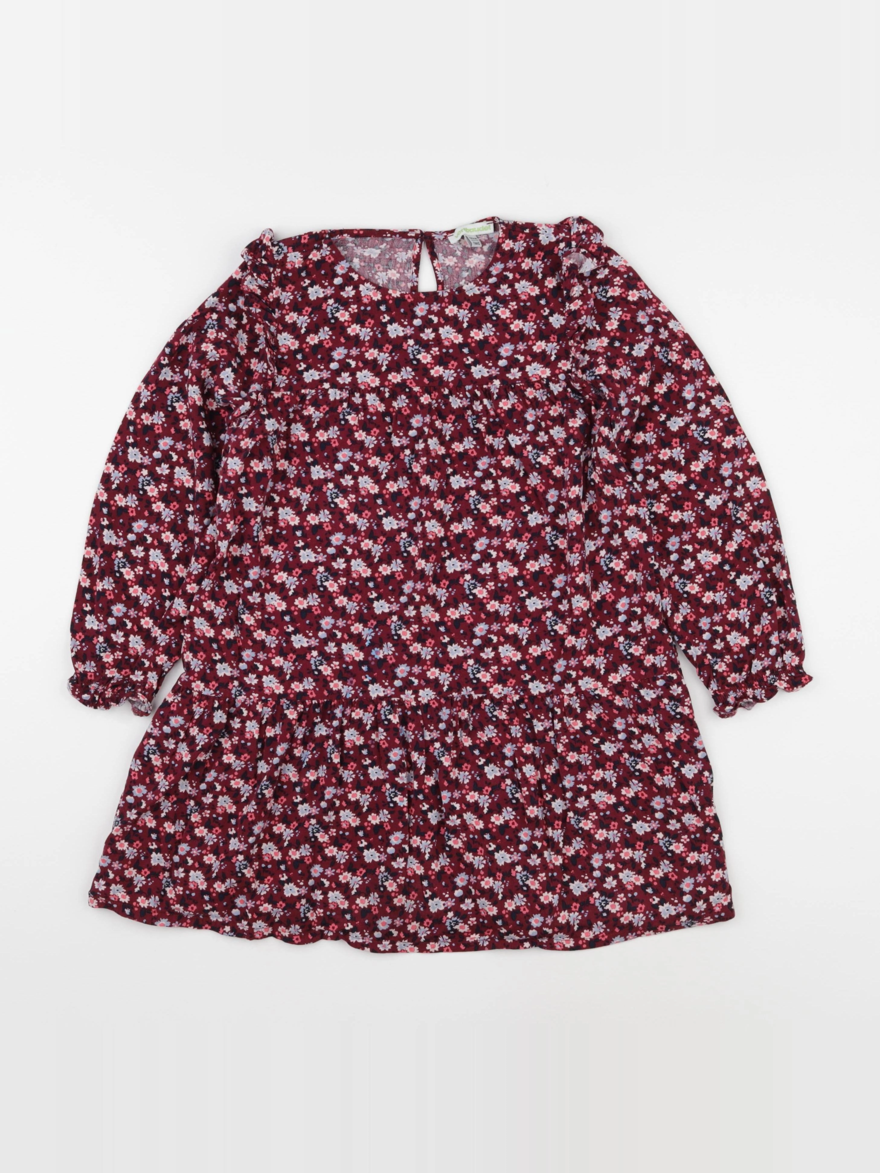 Vertbaudet - robe rouge - 7 ans