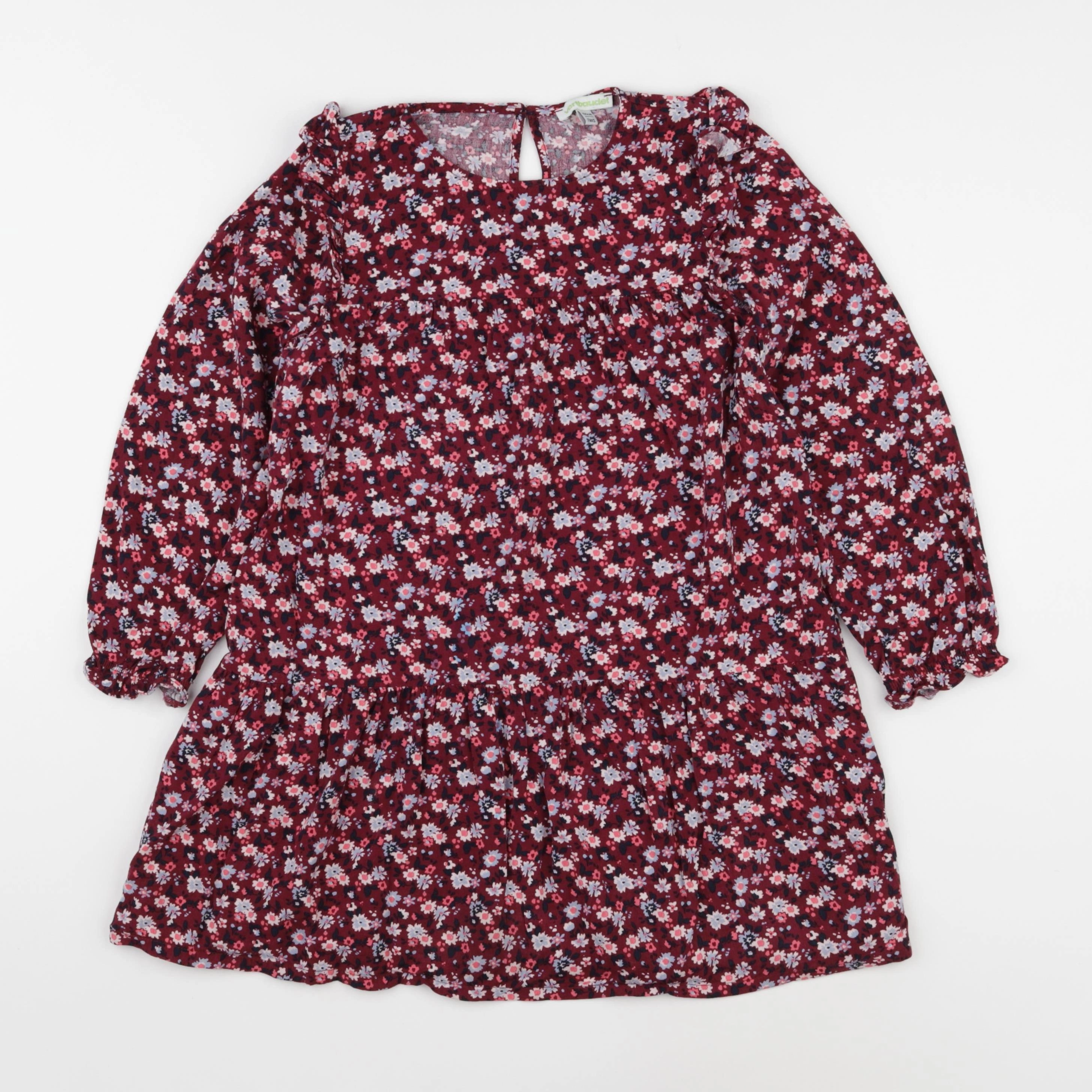 Vertbaudet - robe rouge - 7 ans